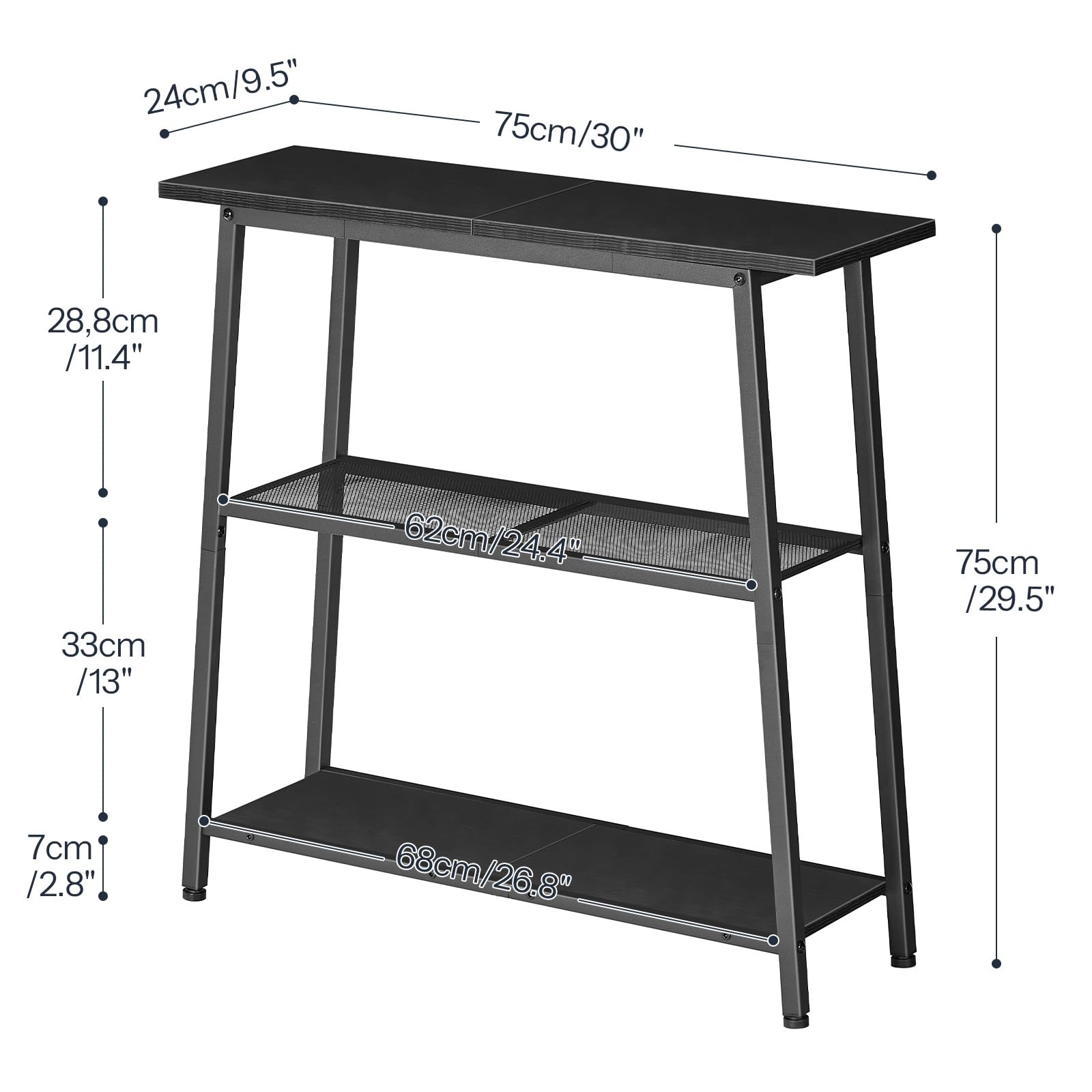 hoobro-console-table-console-noire-76-cm-3-tag-res image 3