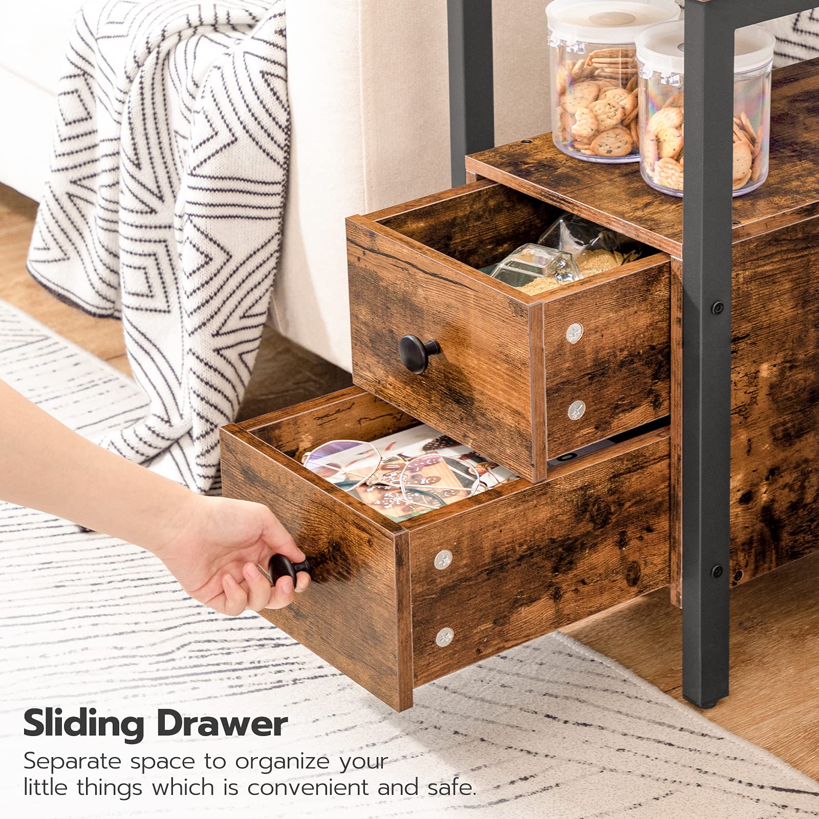 hoobro-side-tables-table-chevet-bf541bz01-prise-marron image 4