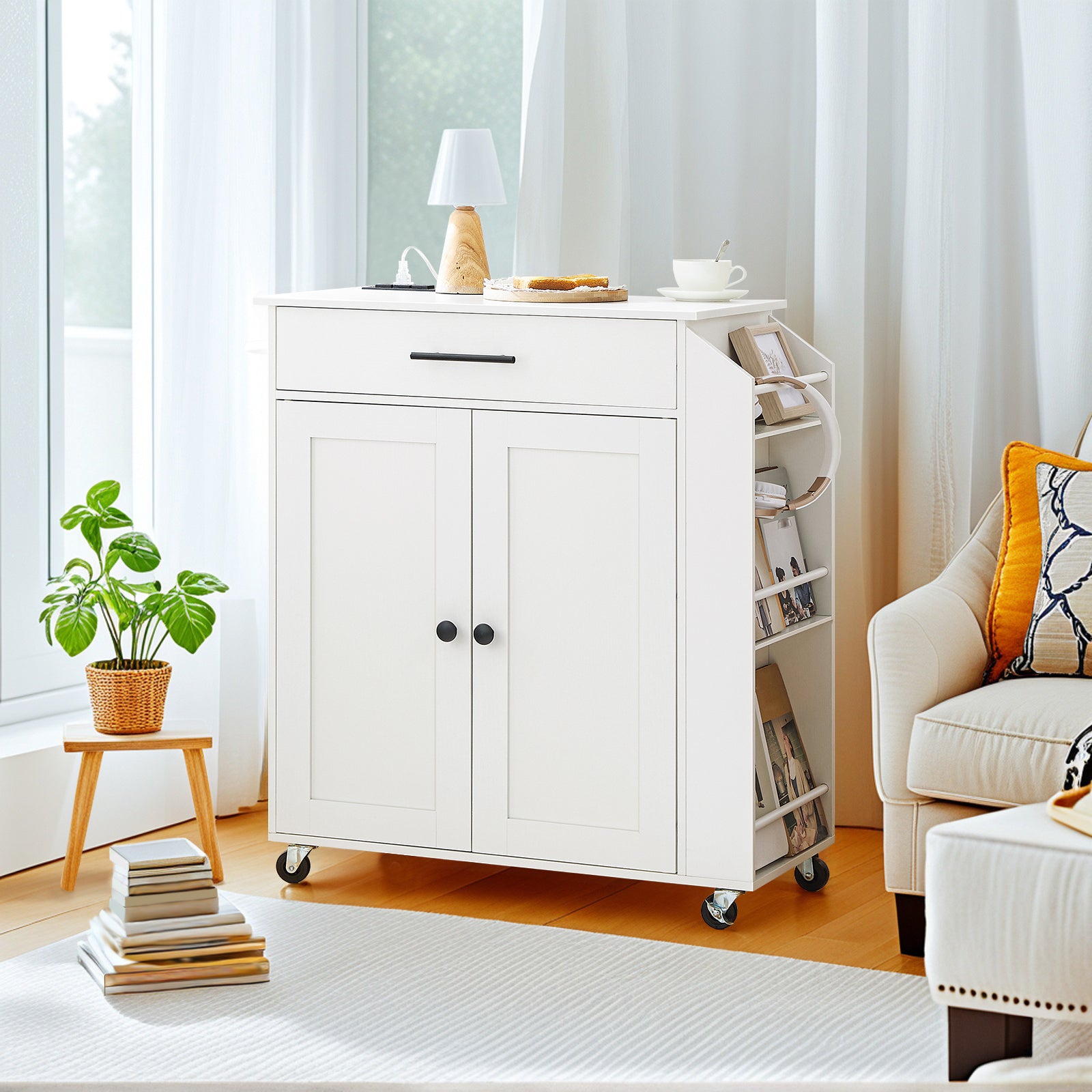 hoobro-kitchen-furniture-lot-cuisine-blanc-prise-roulettes image 5