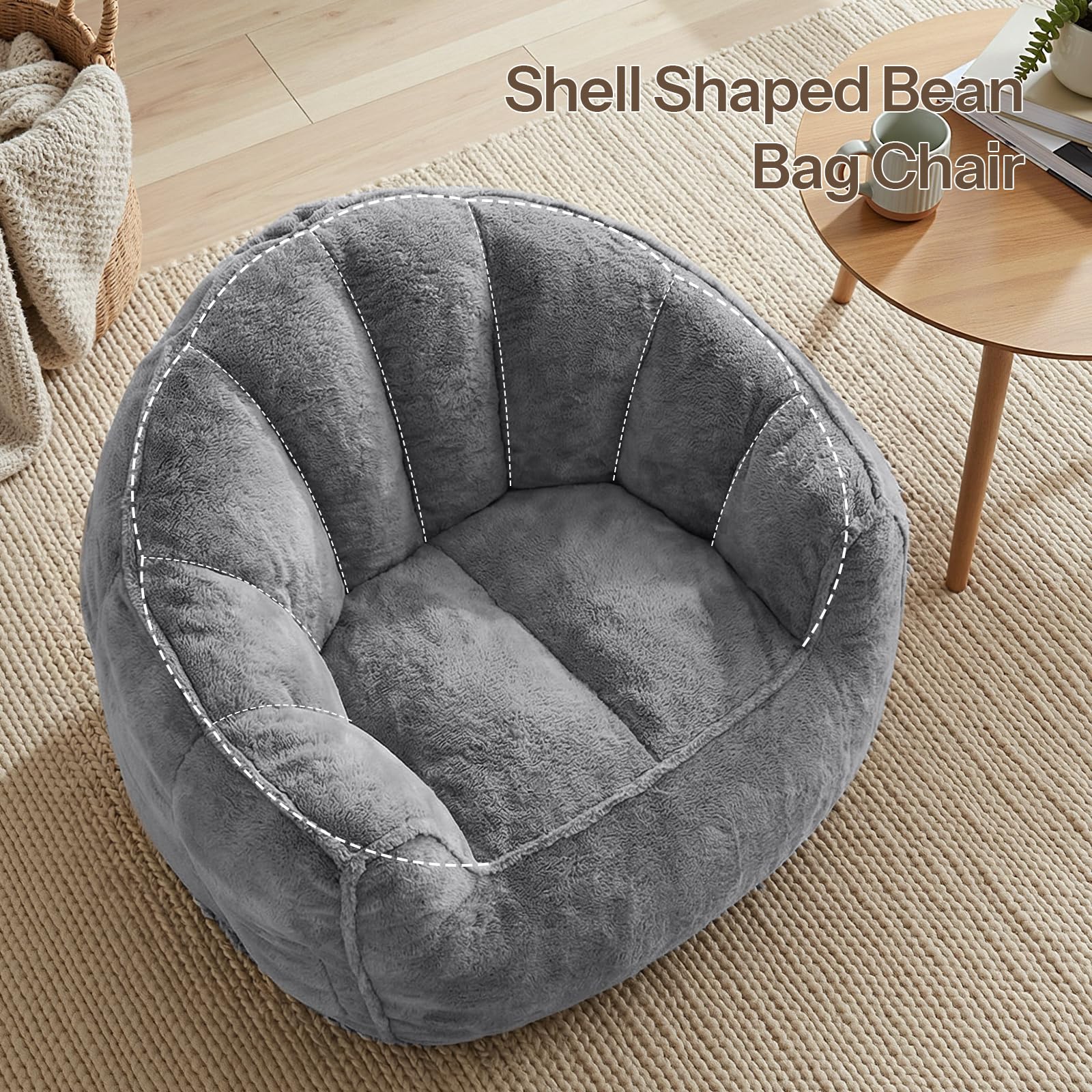 hoobro-pouf-g-ant-poire-adulte-fourrure-gris image 3