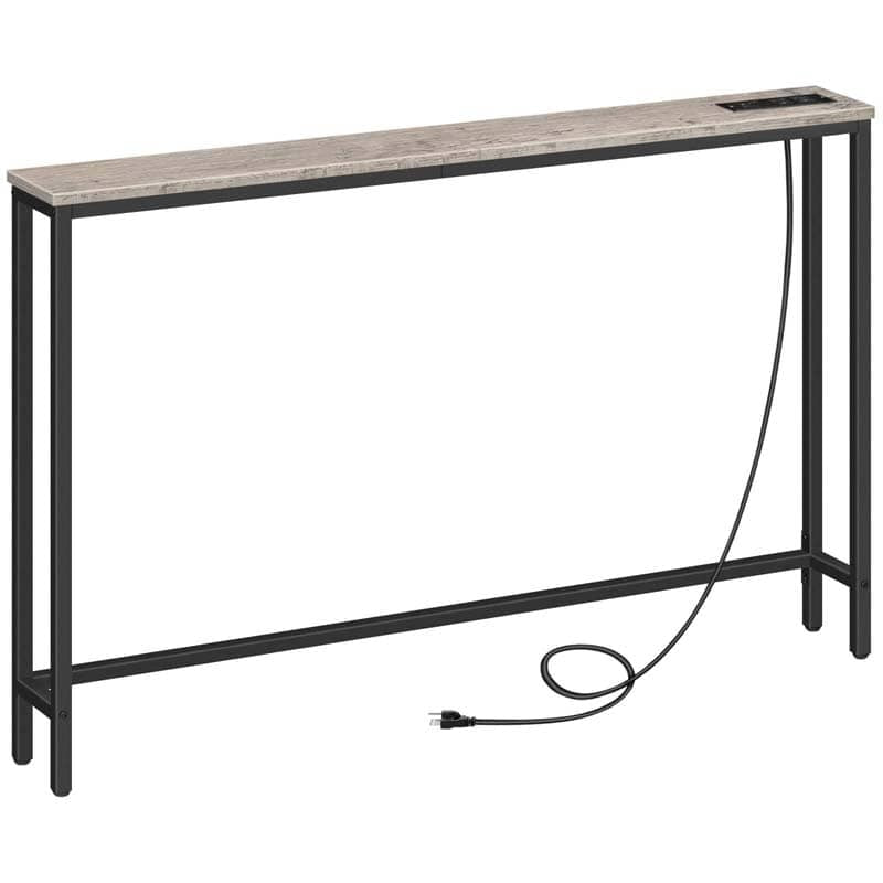 hoobro-console-table-console-troite-greige-120-cm-avec-prises image 1