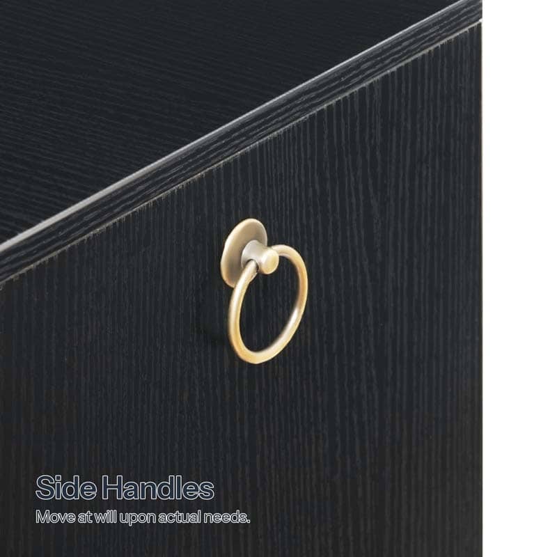 hoobro-trieur-courrier-48-cases-noir-bureau-bois-r-glable image 8