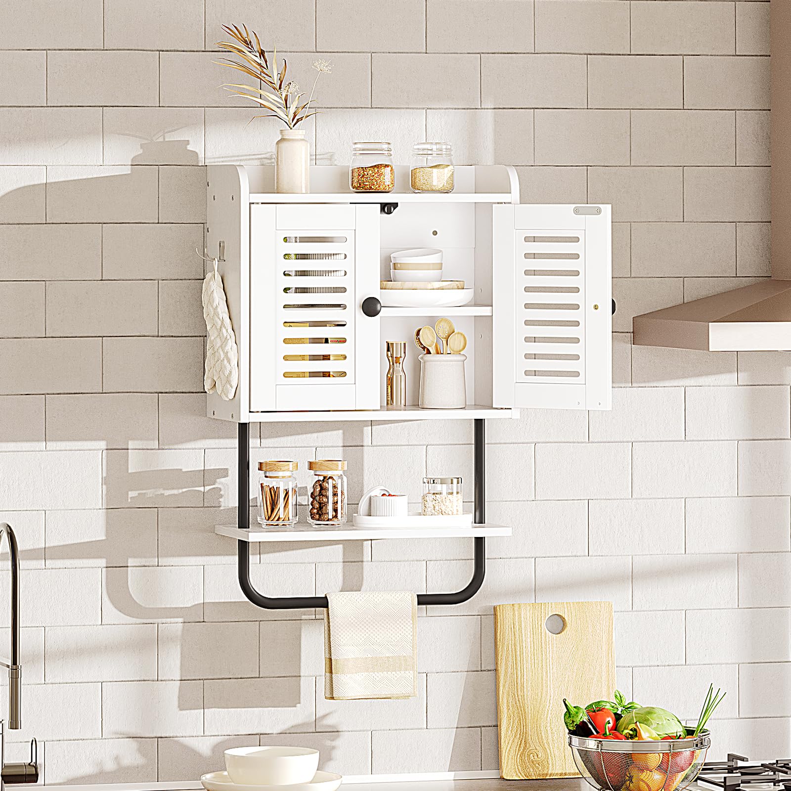hoobro-bathroom-furniture-armoire-salle-de-bain-blanc-persienne image 6