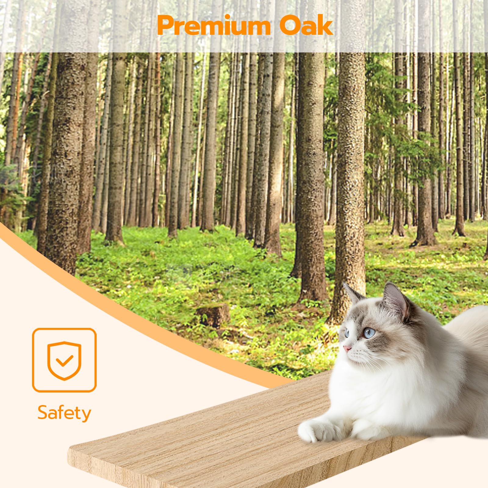 hoobro-pet-furniture-tag-res-murales-chat-bois-5-pi-ces-naturel image 7