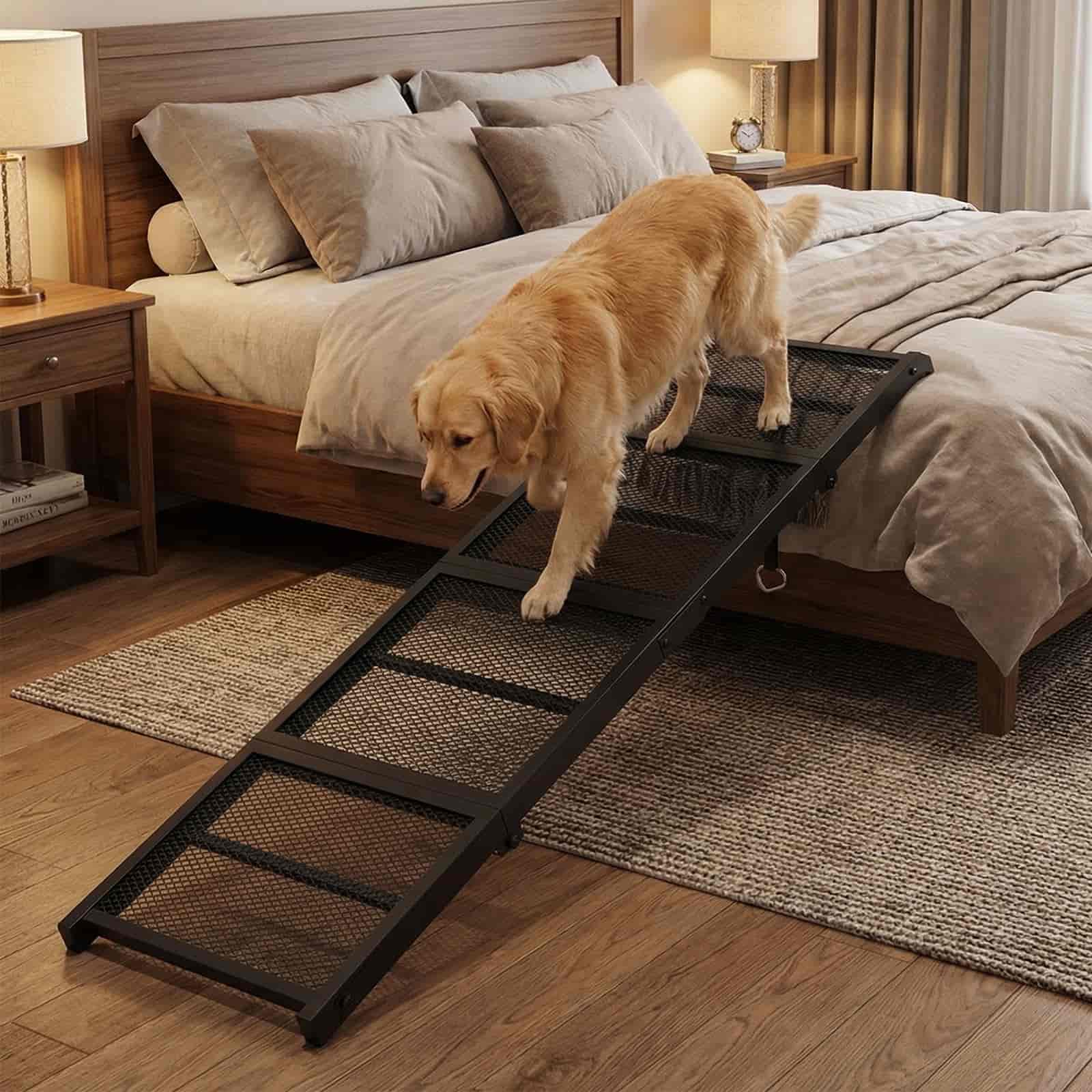 hoobro-pet-furniture-rampe-chien-pliable-70-8-noire-antid-rapante image 4