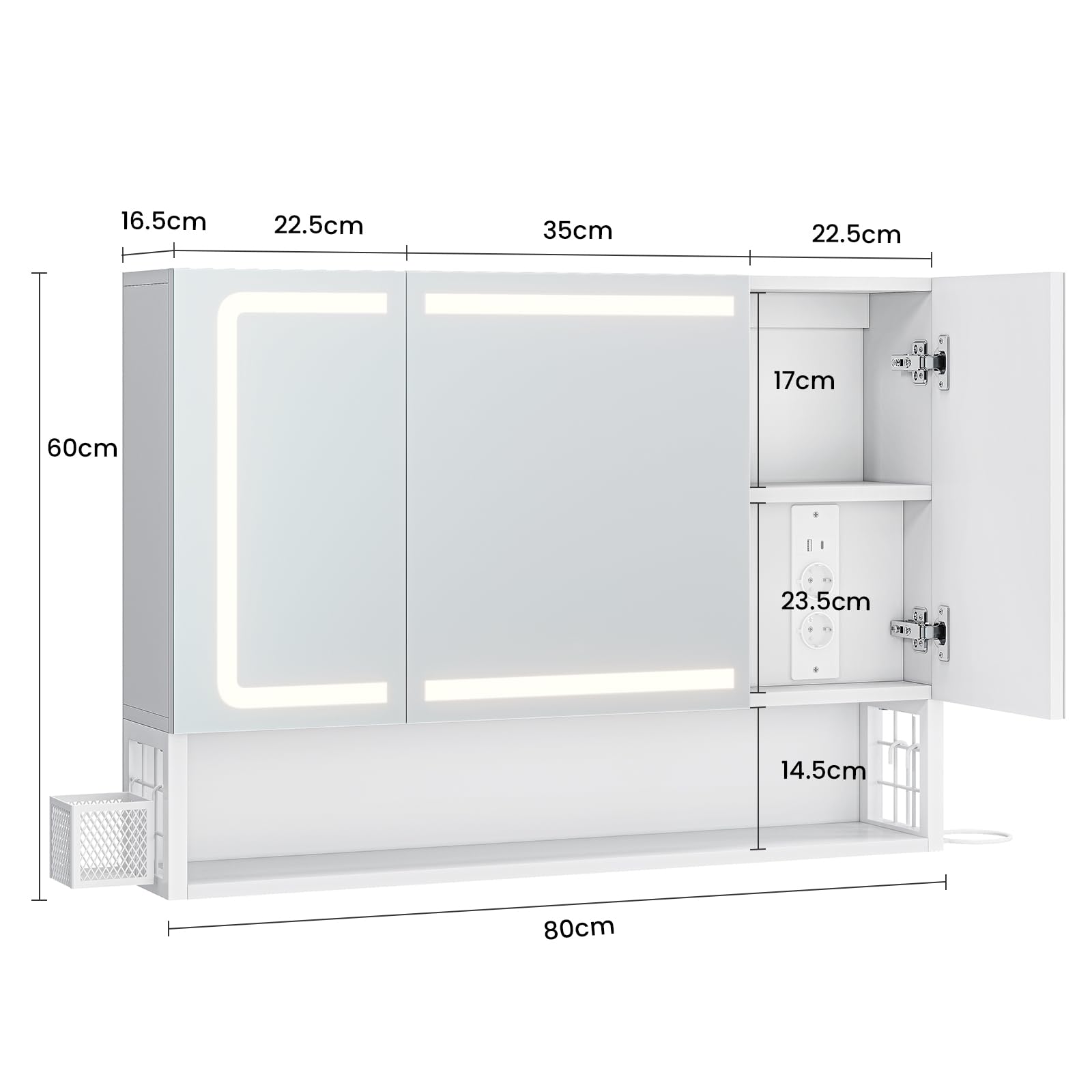 forabamb-armoires-murales-armoire-miroir-led-80-cm-blanc-prises image 3