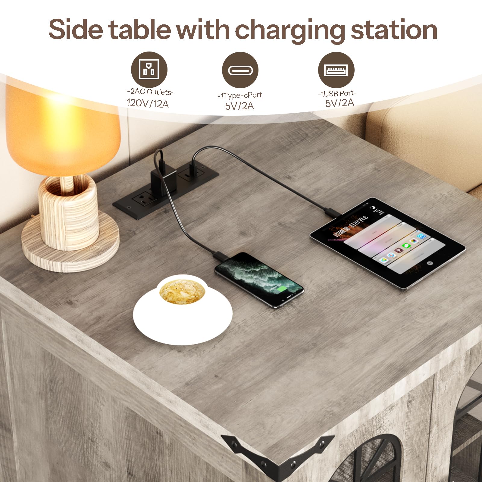 hoobro-side-tables-table-d-appoint-60-cm-led-prise-gr-ge image 6