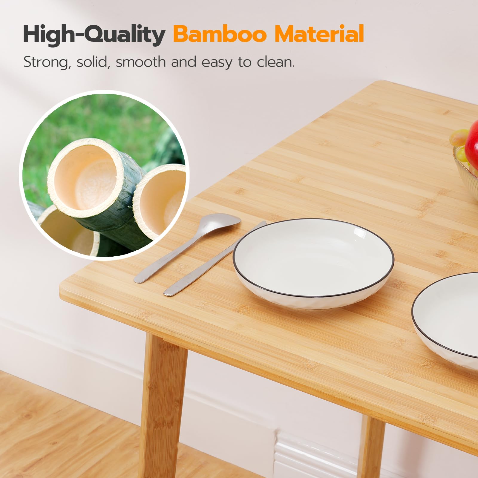 hoobro-dining-room-table-carr-e-bambou-naturel-70-cm image 7