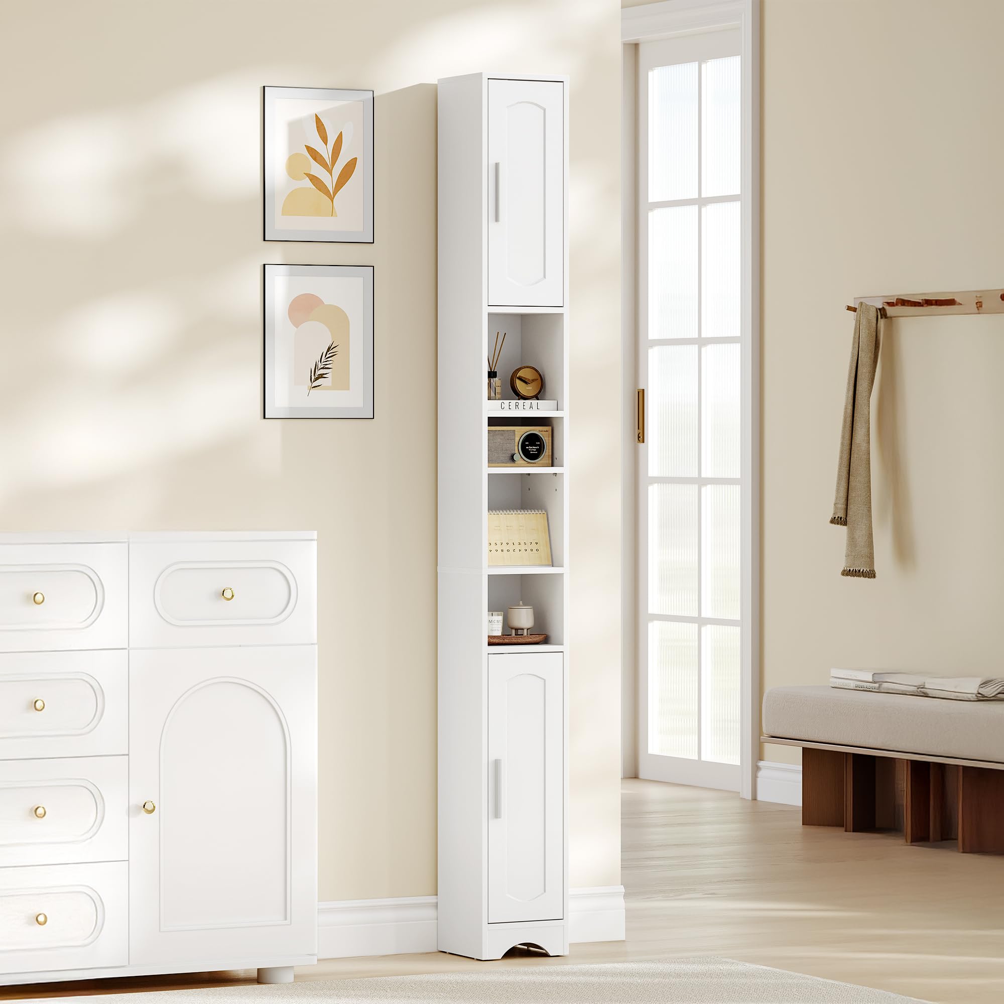 hexcelen-meuble-salle-de-bain-colonne-blanc-20x20x180 image 5