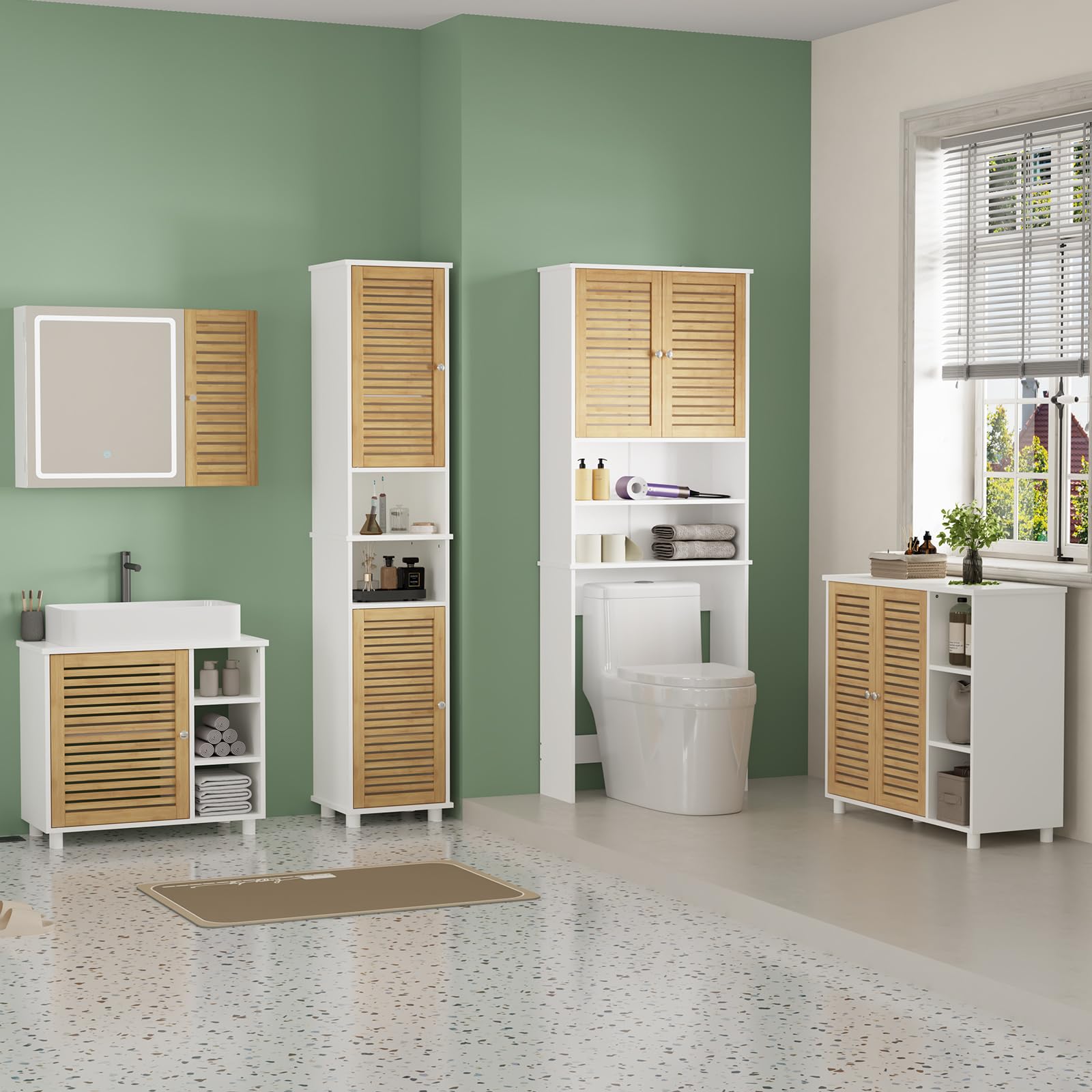 forabamb-meuble-wc-machine-laver-65-cm-bambou image 8