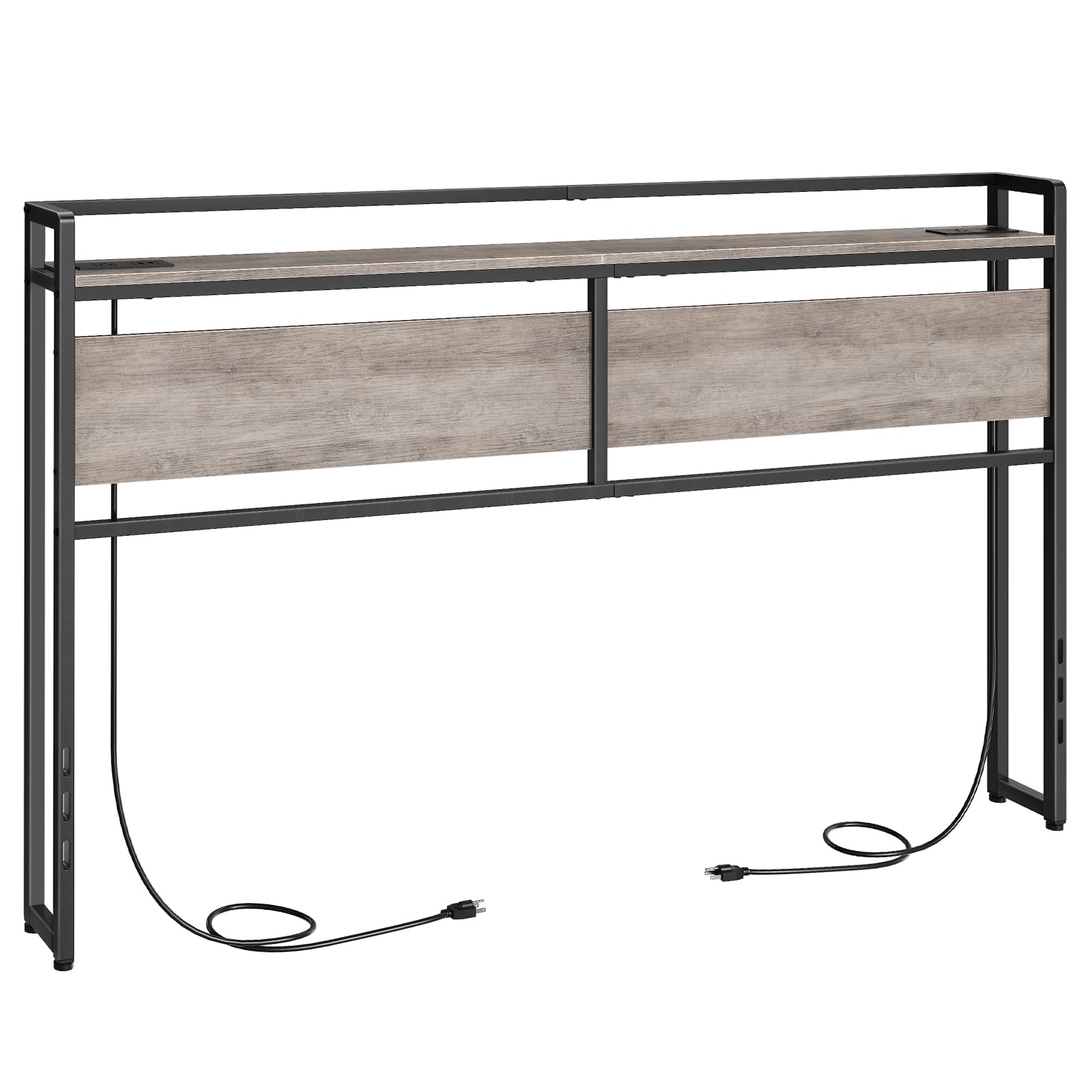 hoobro-headboards-bg98ubh01-t-te-de-lit-king-greige-avec-prises-usb image 1
