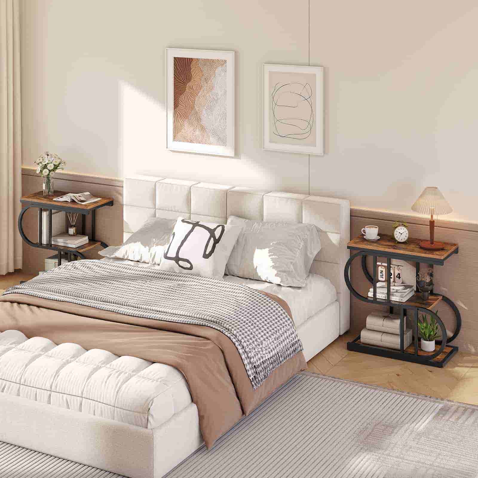 hoobro-side-tables-bout-de-canap-en-s-marron-3-tag-res image 7
