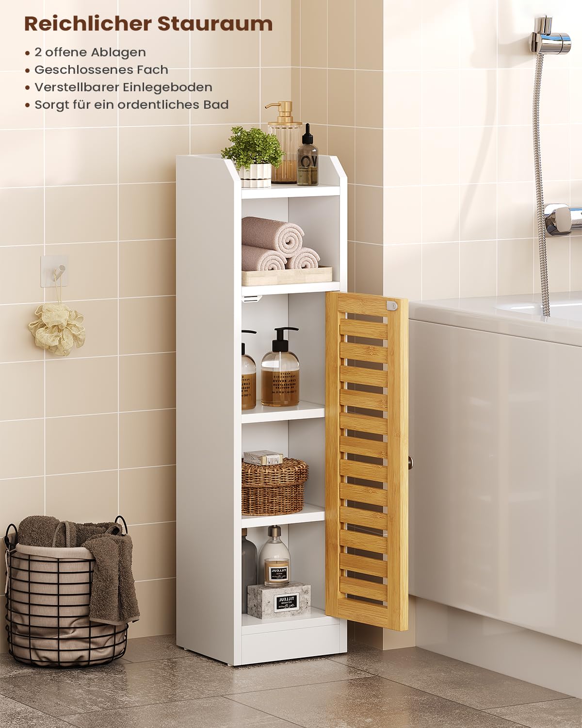 forabamb-armoires-hautes-colonne-20x20x80-cm-blanc-bambou image 5