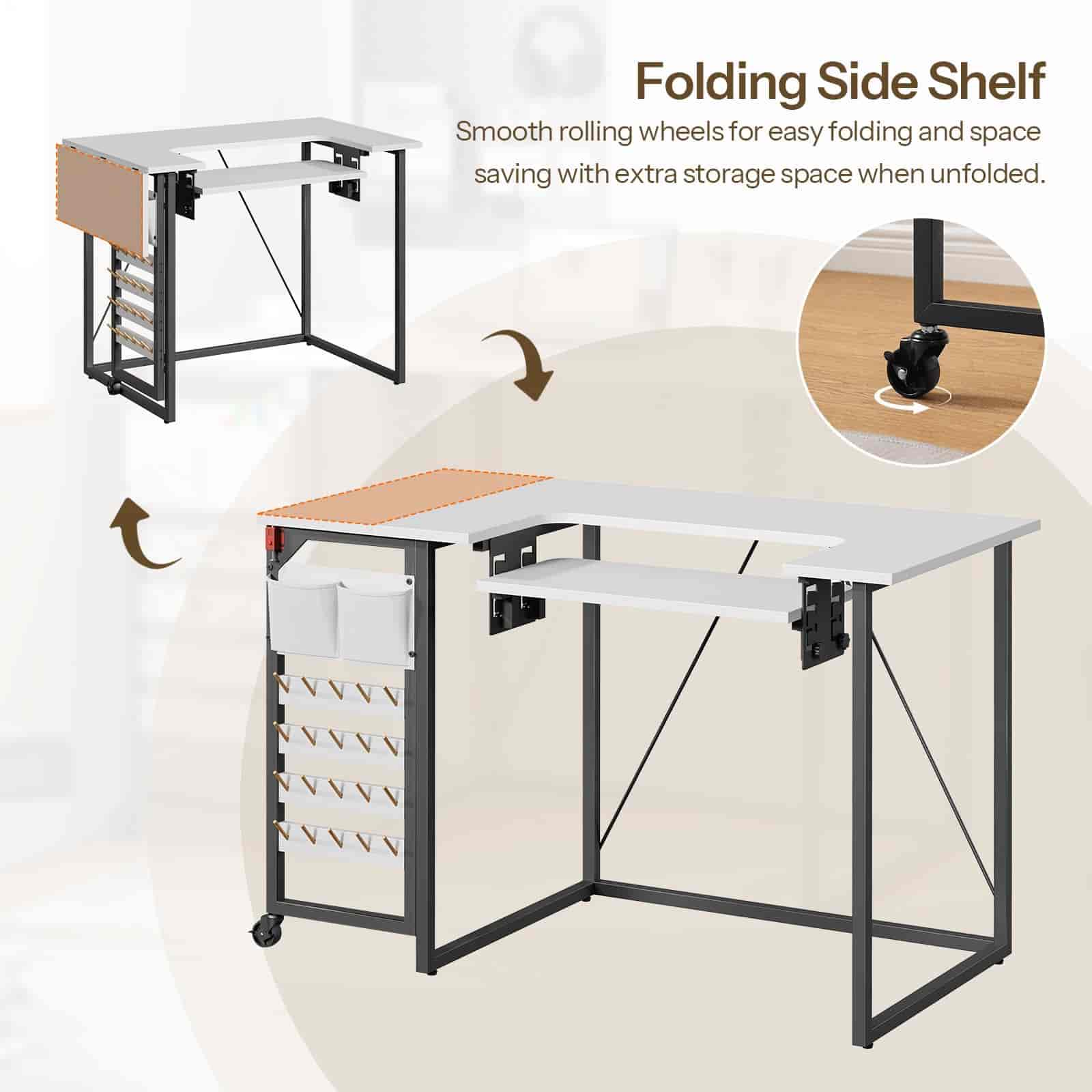 hoobro-table-couture-pliable-hauteur-r-glable-roulettes image 5