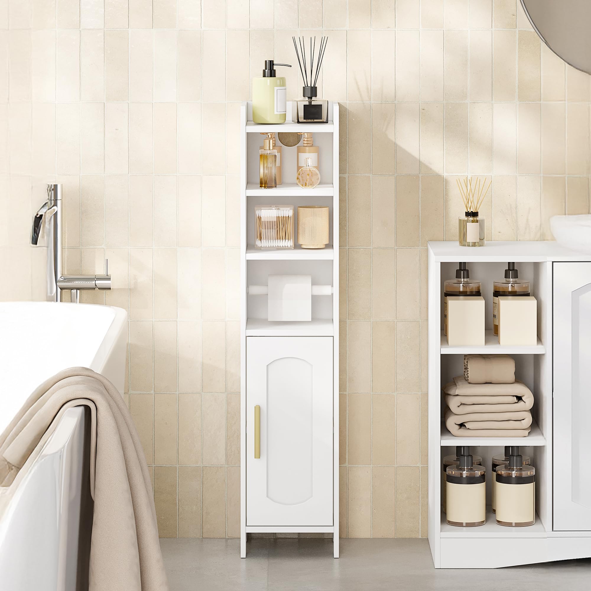 hexcelen-meubles-de-salle-de-bain-colonne-wc-20-cm-porte-papier image 3