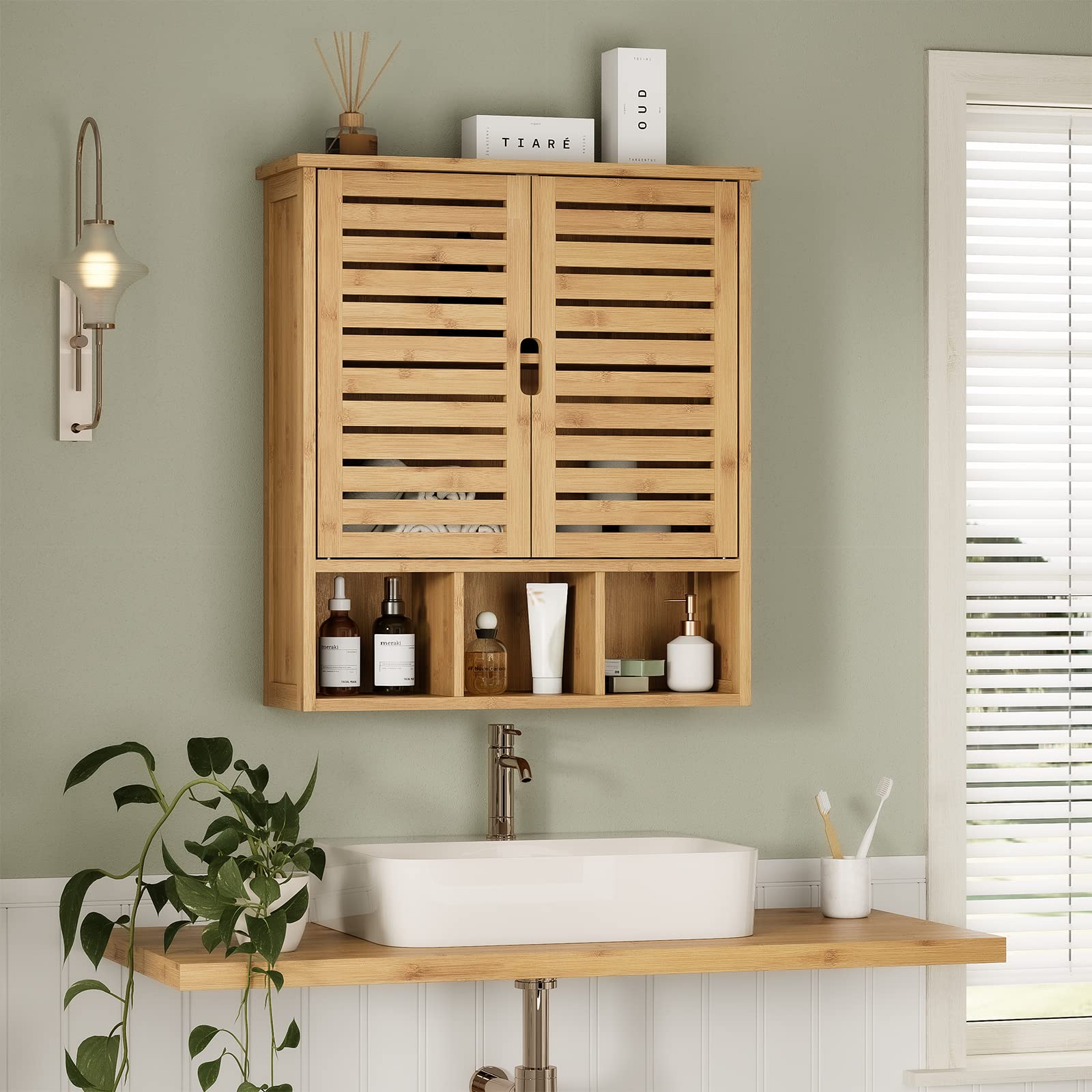 forabamb-armoire-murale-salle-de-bain-bambou-58-cm image 4