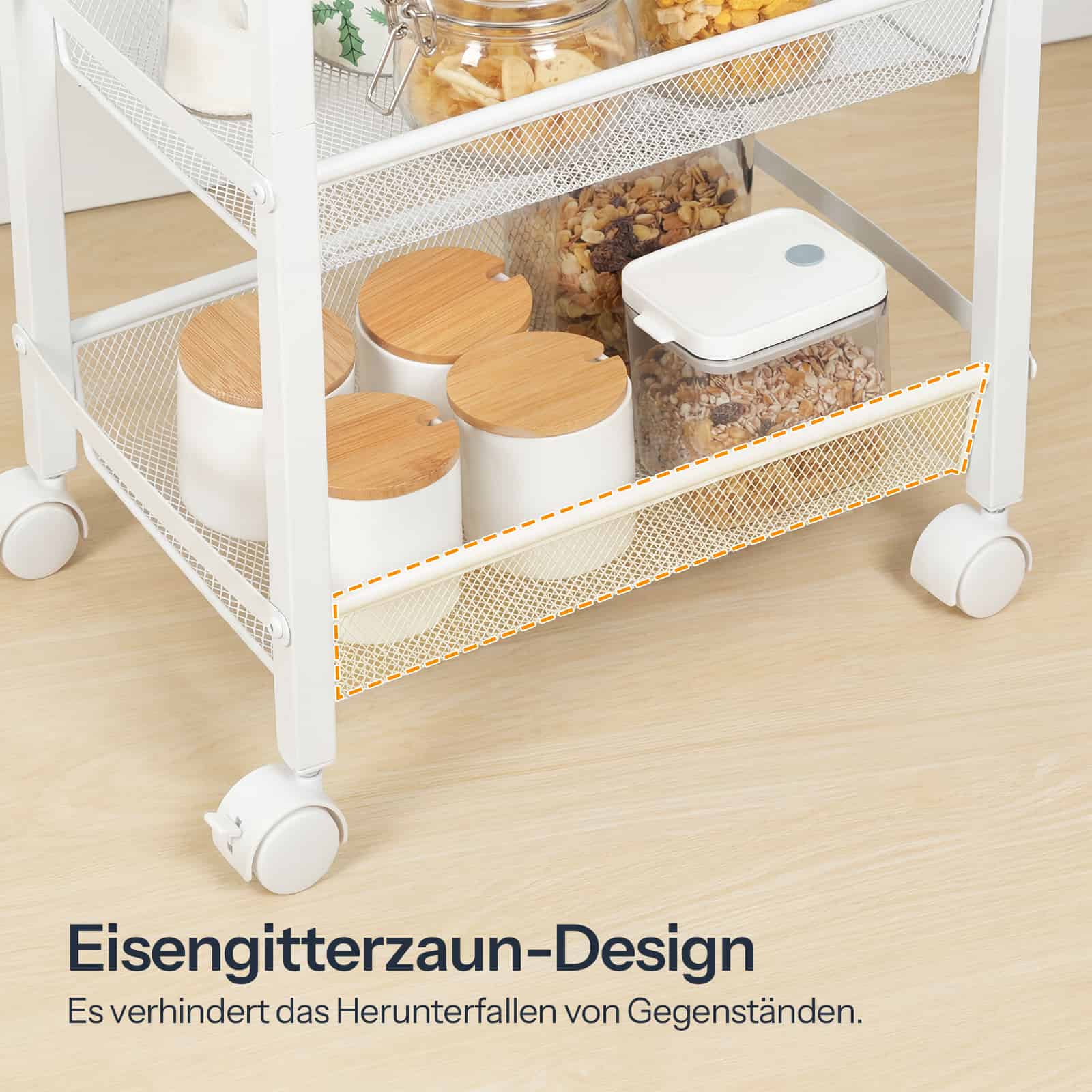 hoobro-kitchen-furniture-chariot-cuisine-troit-blanc-4-paniers image 7