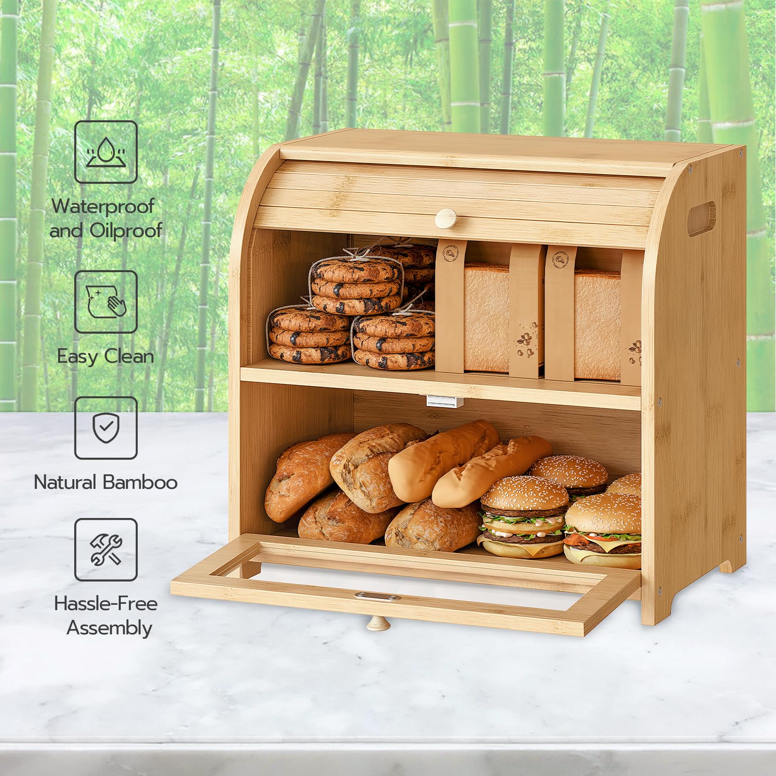 hoobro-kitchen-furniture-bo-te-pain-bambou-2-tages image 5