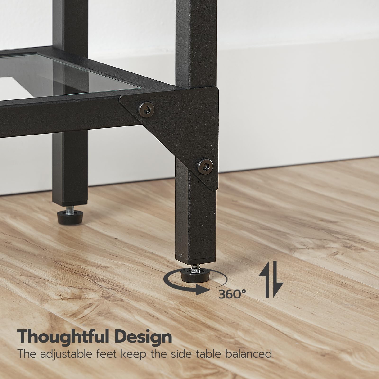 hoobro-console-table-console-verre-100-cm-noire-entr-e image 6