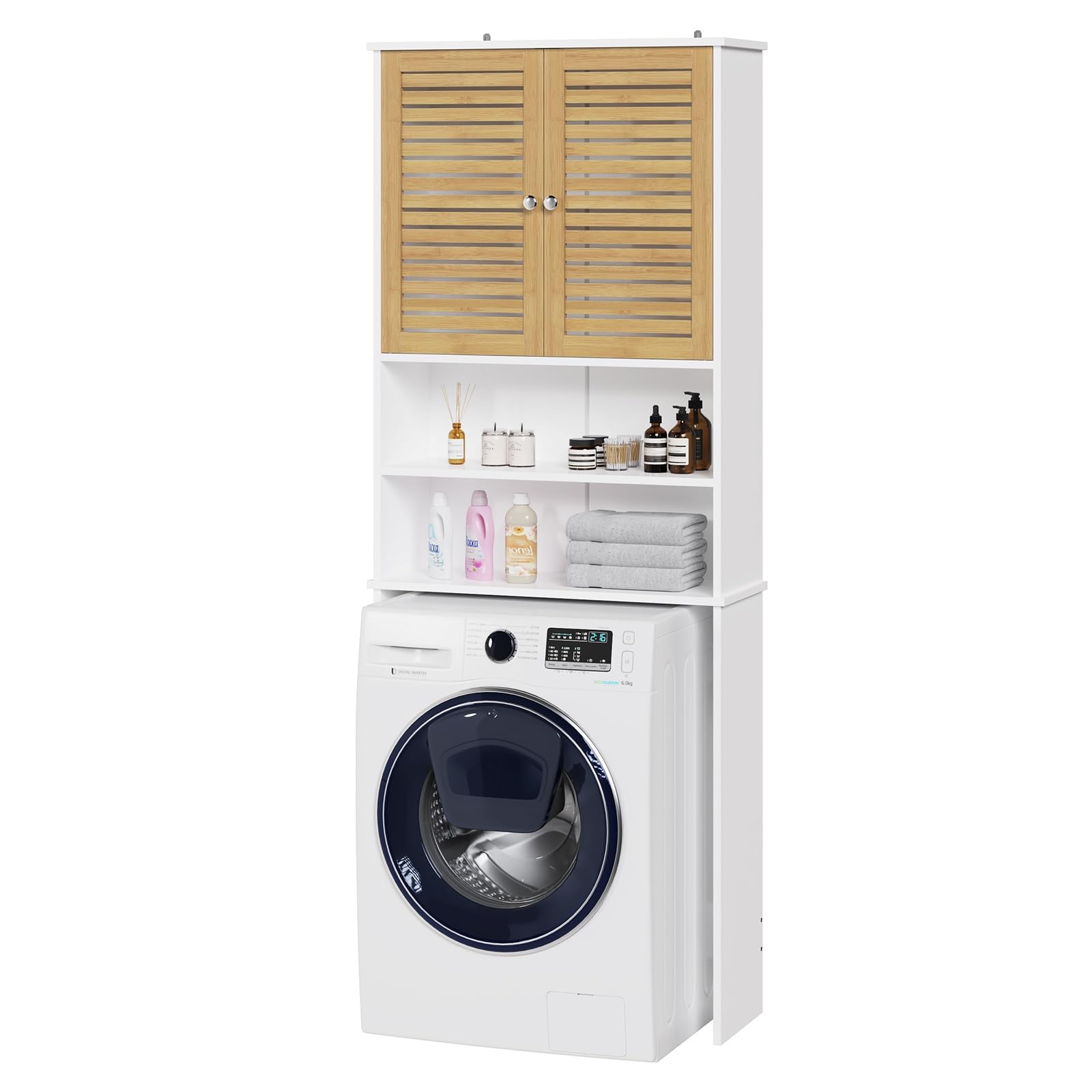 forabamb-meuble-wc-machine-laver-65-cm-bambou image 1