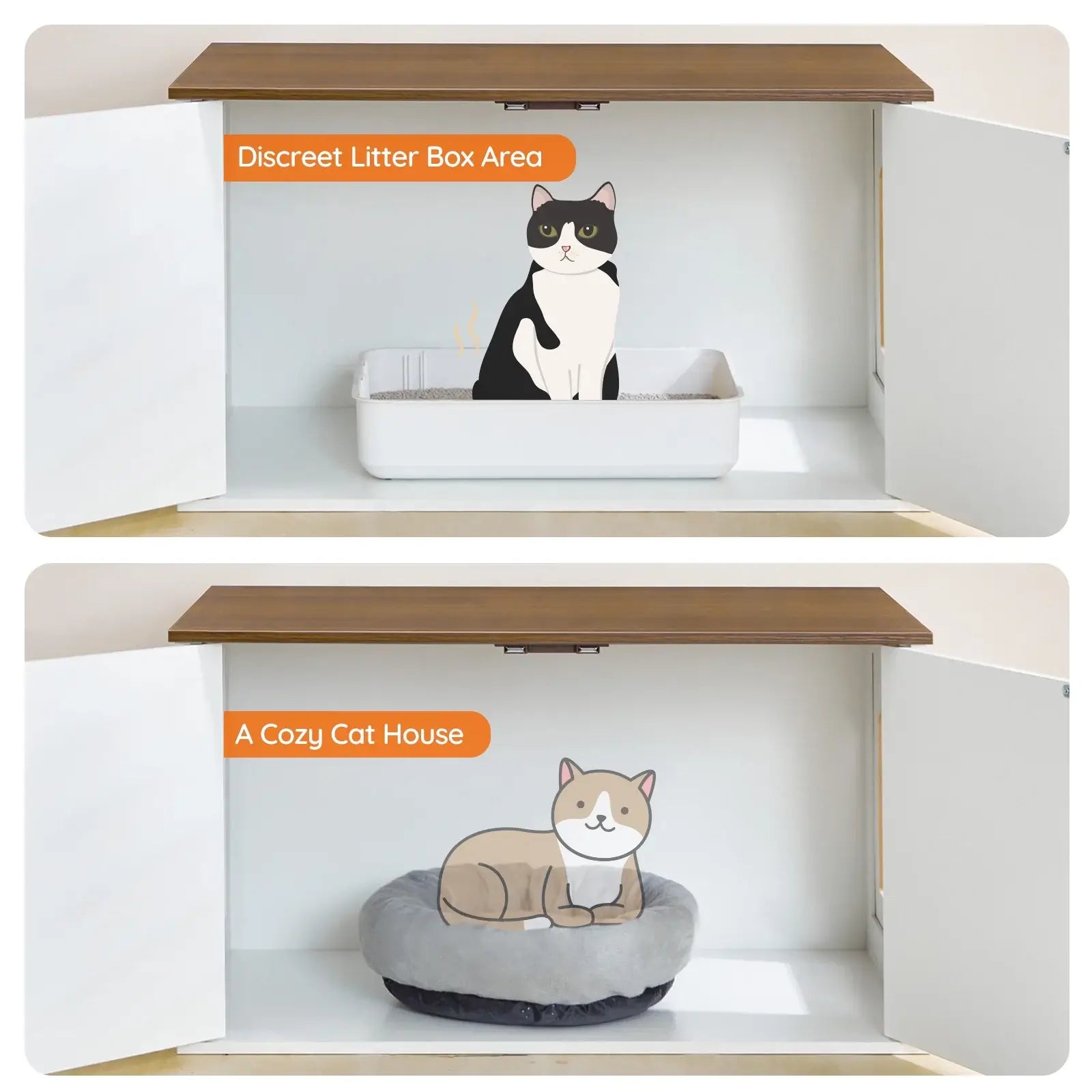 hoobro-meuble-liti-re-chat-blanc-80-cm-entr-e-arche image 7