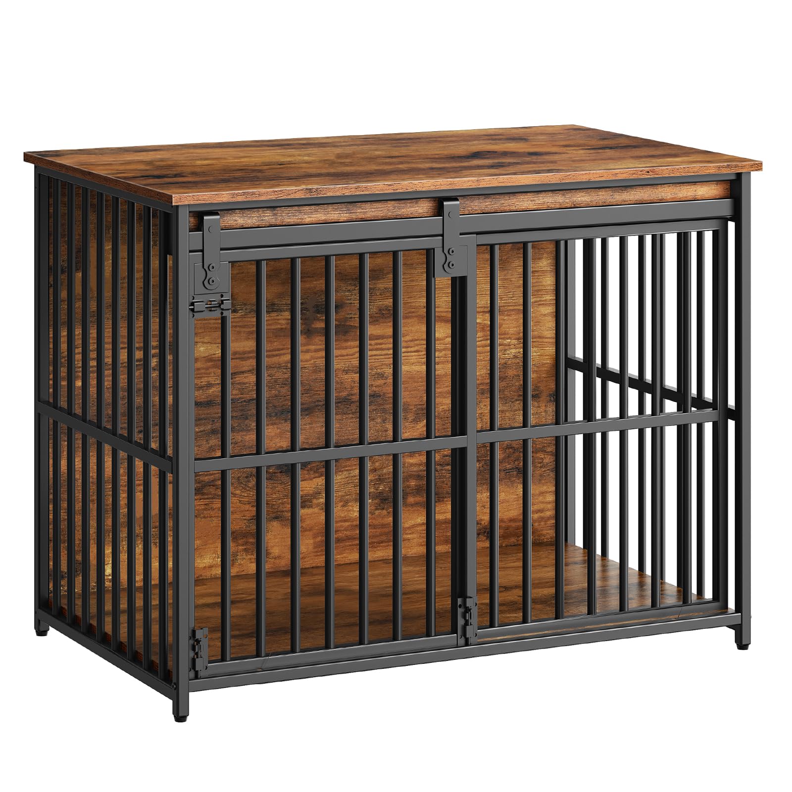 hoobro-pet-furniture-niche-chien-36-6-pouces-marron-cage image 3