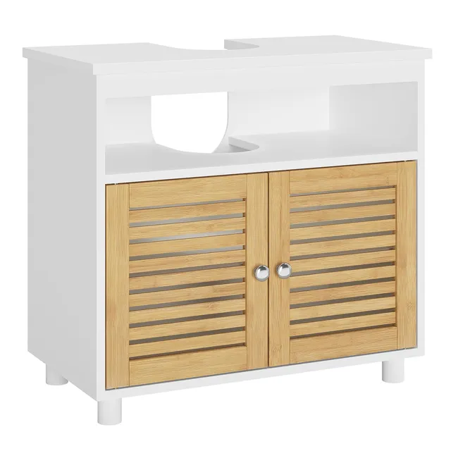forabamb-meuble-sous-vasque-60x30x60cm-2-portes-bambou image 1