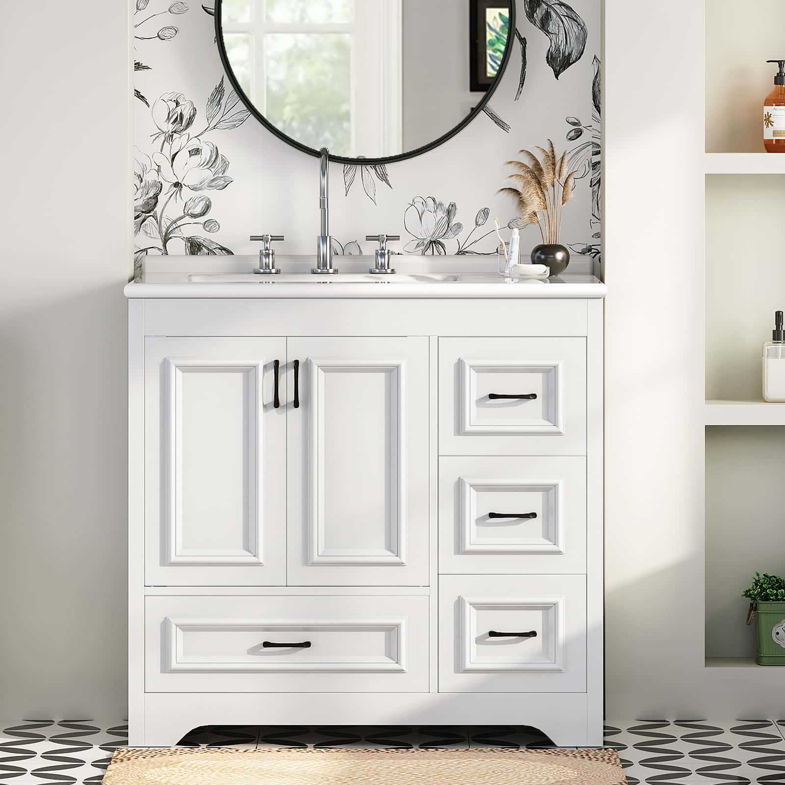 hoobro-bathroom-furniture-meuble-vasque-blanc-90-cm-c-ramique image 6