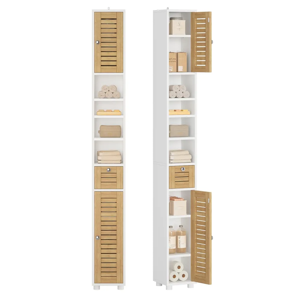 forabamb-armoires-hautes-colonne-salle-de-bain-bambou-180-cm image 1