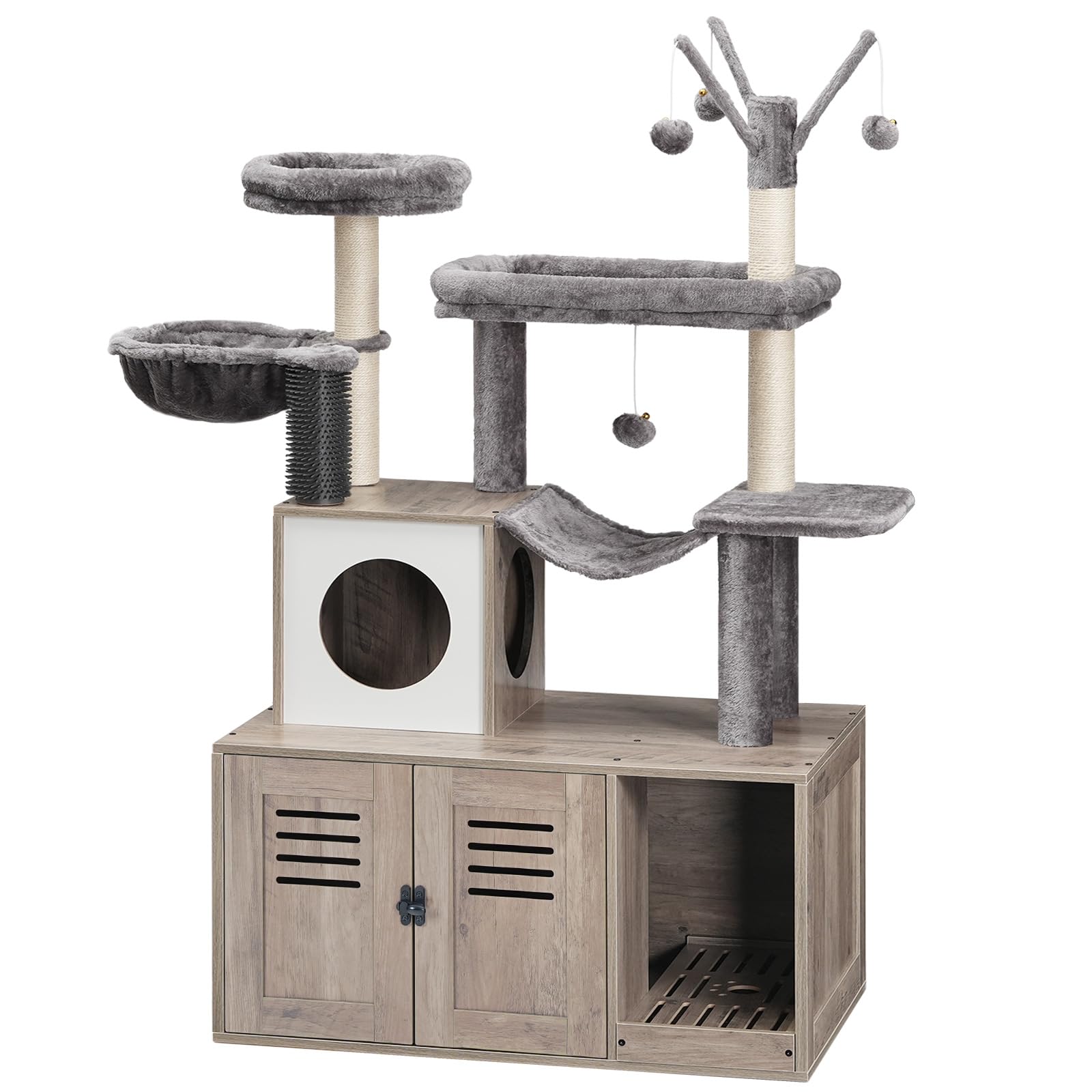 hoobro-pet-furniture-arbre-chat-gr-ge-liti-re-hamacs-sisal image 1