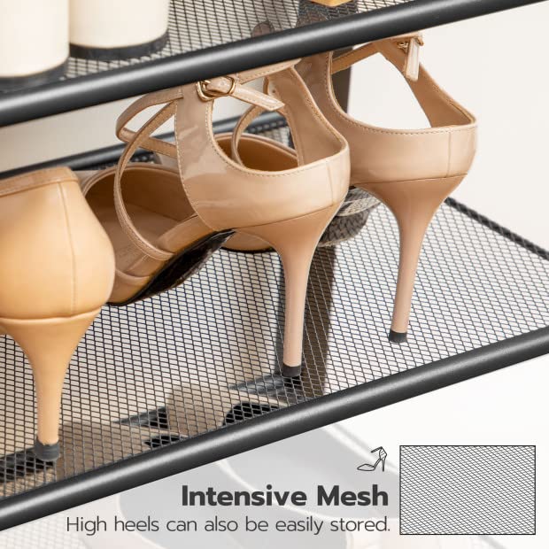 hoobro-shoe-racks-meuble-chaussures-marron-10-niveaux-50-paires image 8