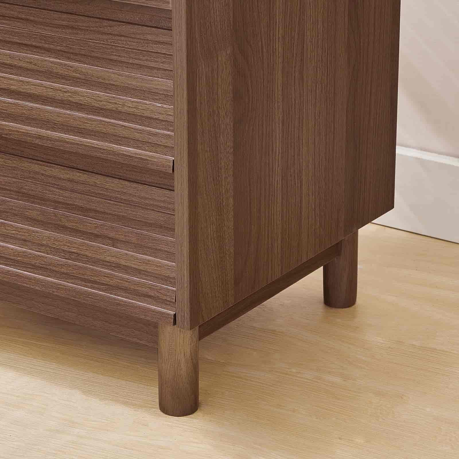 hoobro-nightstands-table-de-chevet-marron-2-tiroirs-chargeur image 8