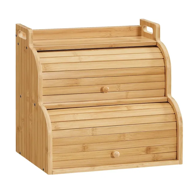 hoobro-bo-te-pain-bambou-naturel-rideau-pour-plan-de-travail image 1