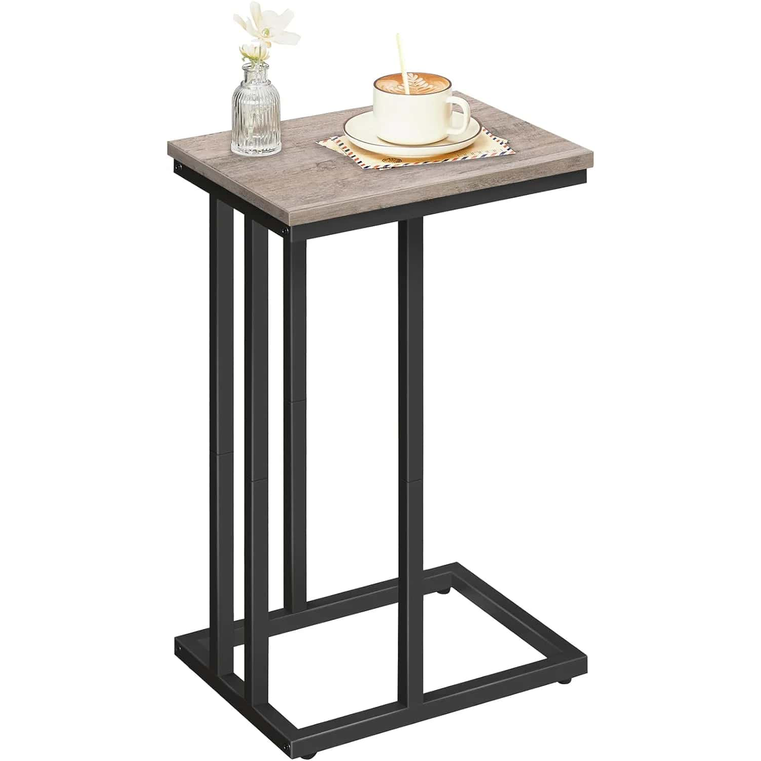 hoobro-side-tables-tables-appoint-en-c-greige-lot-de-2 image 3