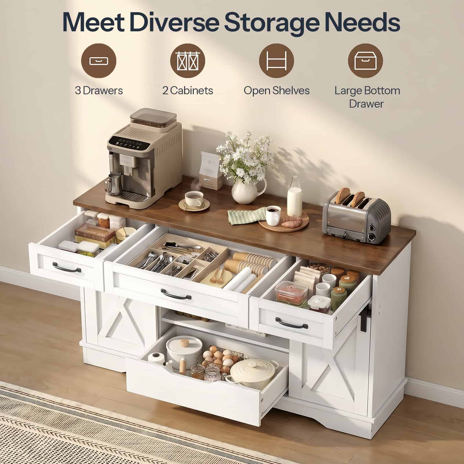 hoobro-dining-room-furniture-buffet-blanc-140-cm-bar-caf image 6