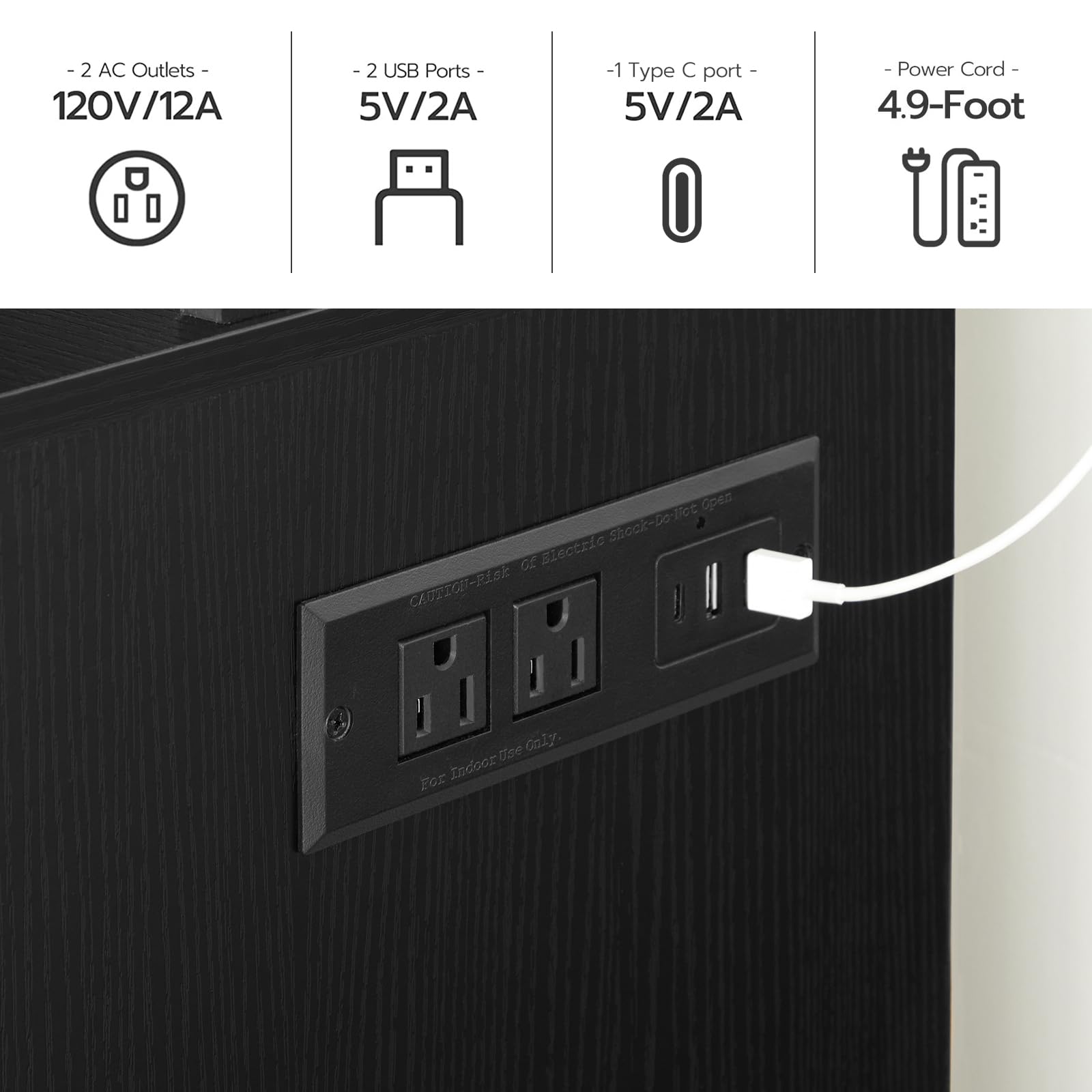 hoobro-beverage-counters-armoire-bar-noire-led-verres image 7