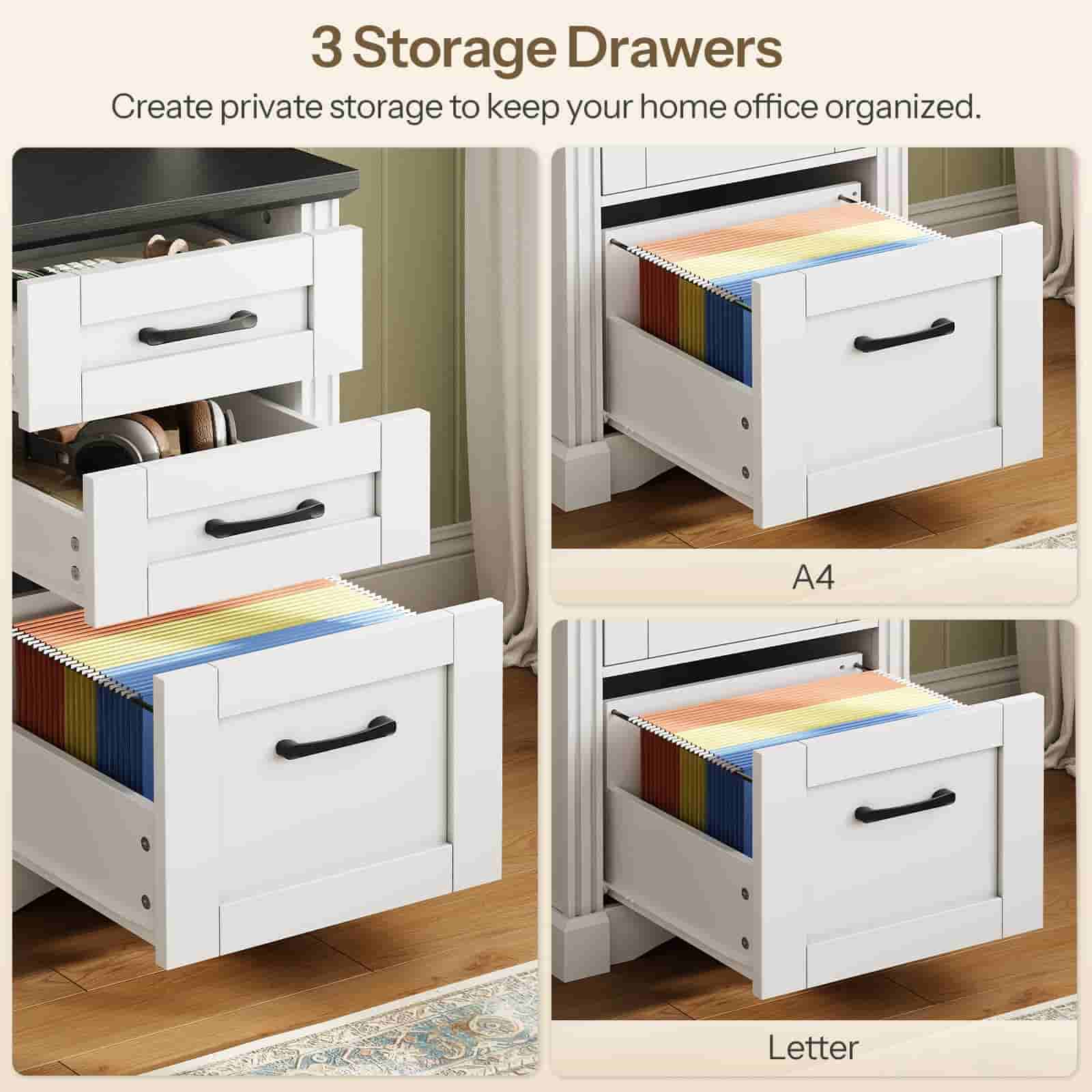 hoobro-bureau-farmhouse-blanc-avec-hutch-led-et-prises image 7