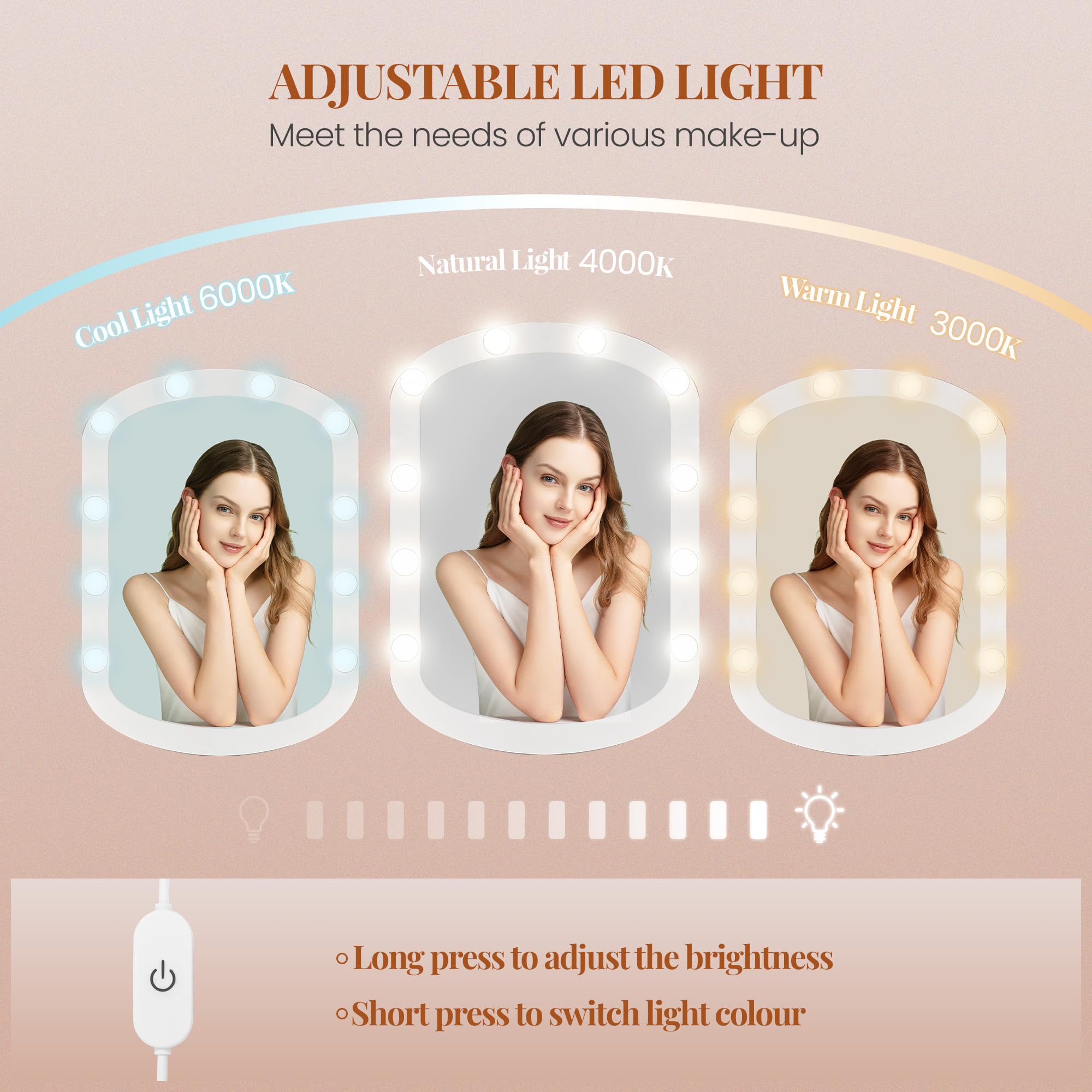 hexcelen-coiffeuse-avec-miroir-ovale-blanc-90-cm-led image 5