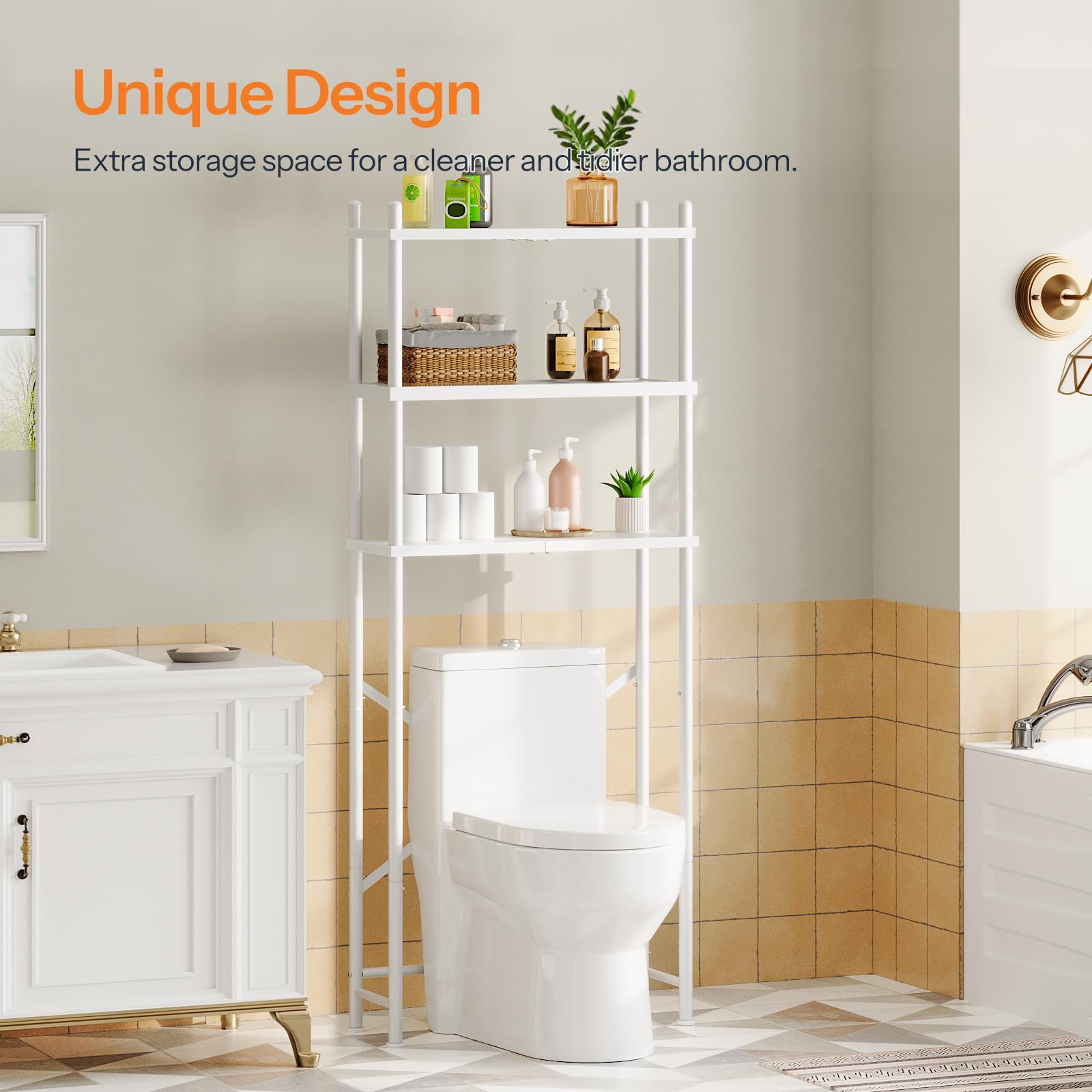 hoobro-bathroom-furniture-meuble-wc-blanc-3-niveaux image 2