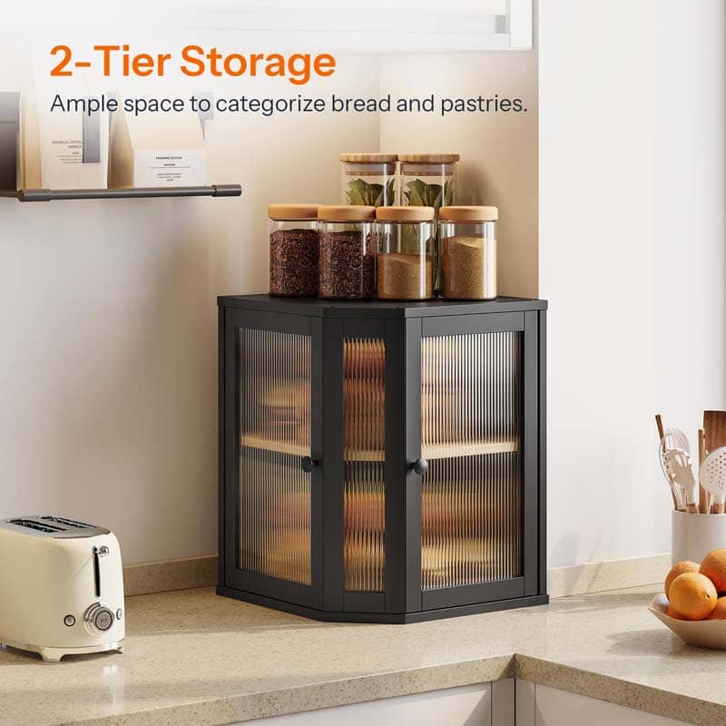 hoobro-kitchen-furniture-bo-te-pain-bambou-noire-2-tages image 4
