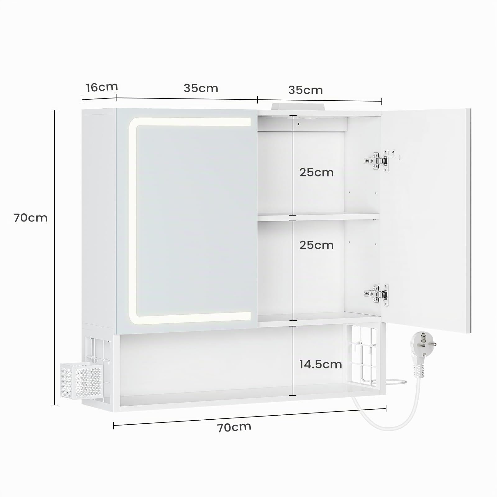 forabamb-armoire-murale-salle-de-bain-led-blanc-70-cm image 2