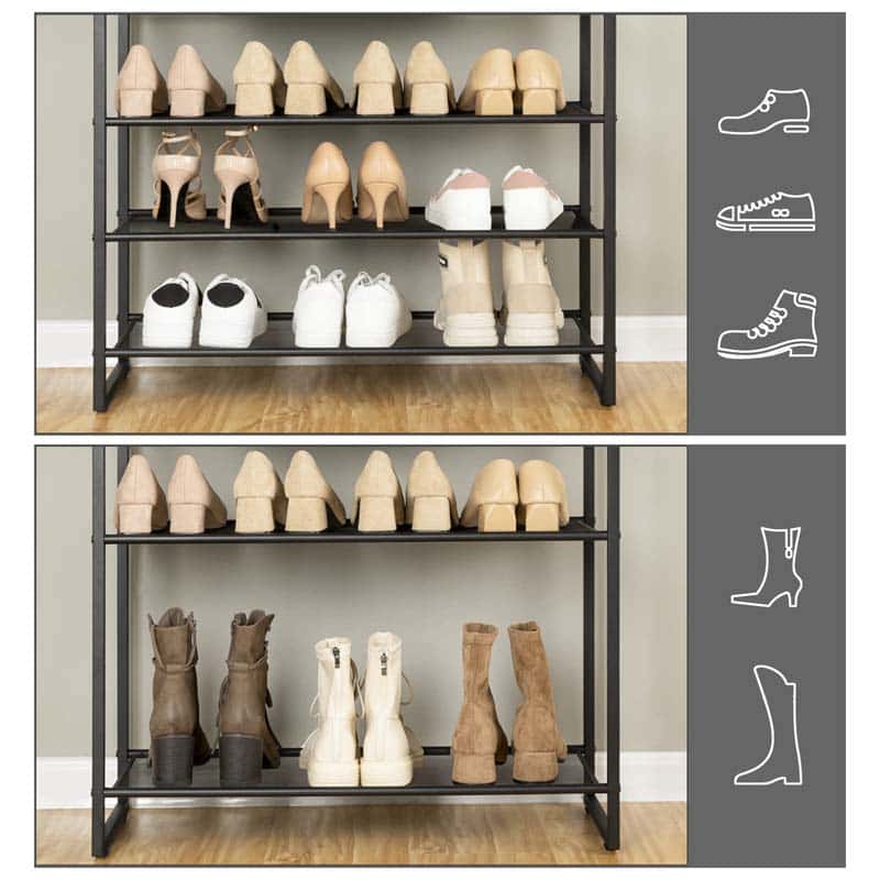 hoobro-shoe-racks-meuble-chaussures-marron-10-niveaux-40-paires image 6