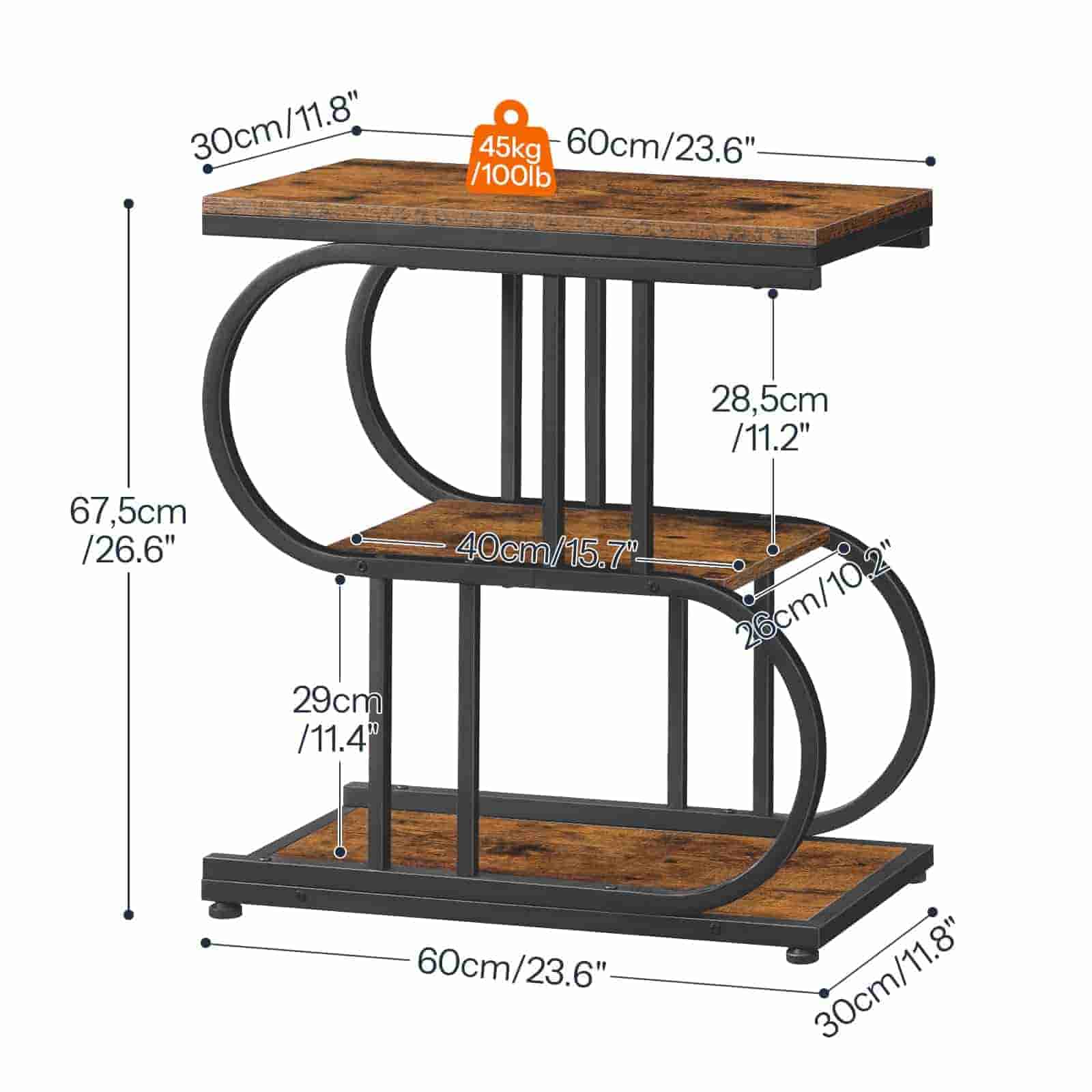 hoobro-side-tables-bout-de-canap-en-s-marron-3-tag-res image 3
