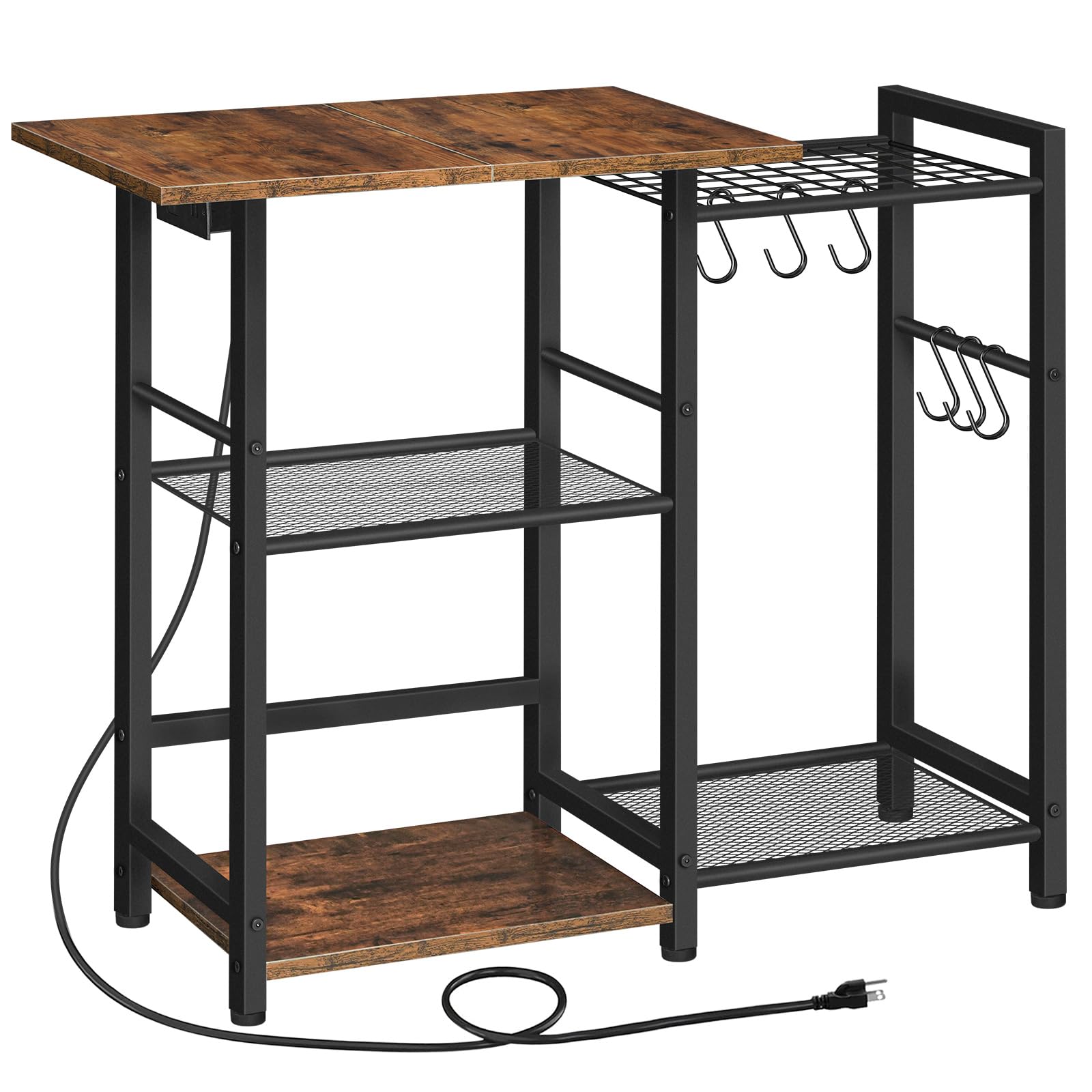 hoobro-kitchen-furniture-tag-re-cuisine-marron-avec-prise image 3