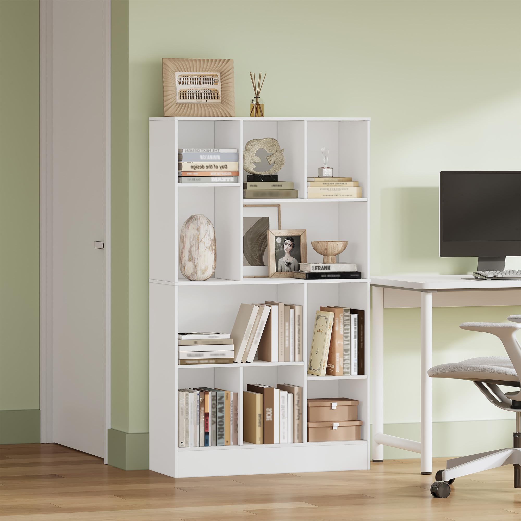hexcelen-biblioth-que-blanche-10-cases-80x136-cm image 2