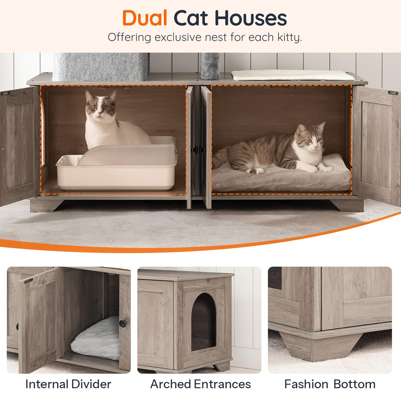 hoobro-pet-furniture-arbre-chat-liti-re-greige image 8