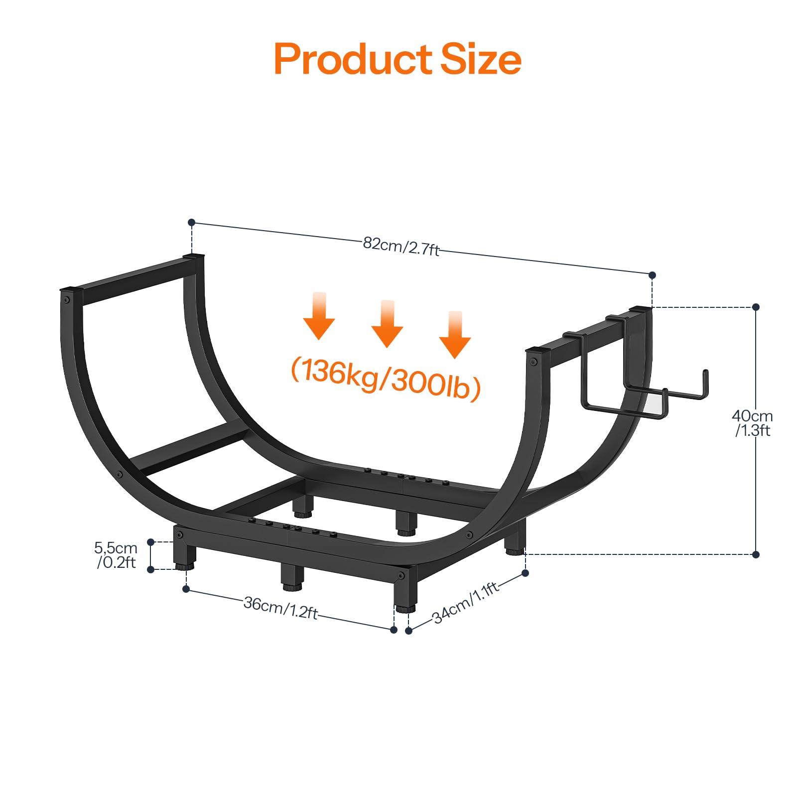 hoobro-storage-racks-porte-b-ches-noir-32-3-int-rieur-ext-rieur image 3
