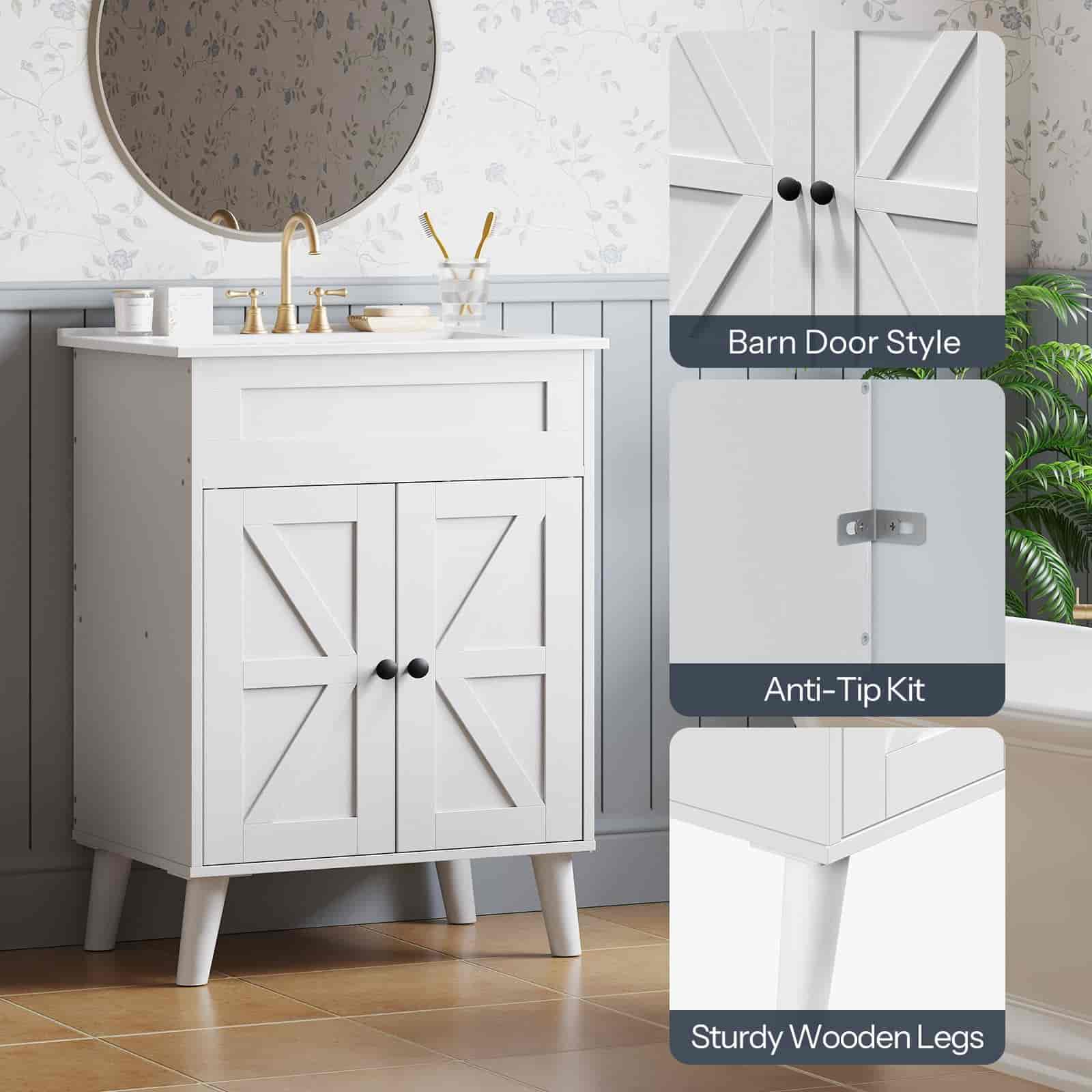 hoobro-bathroom-furniture-meuble-vasque-blanc-c-ramique-61-cm image 5