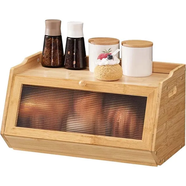 hoobro-kitchen-furniture-bo-te-pain-bambou-naturel image 1