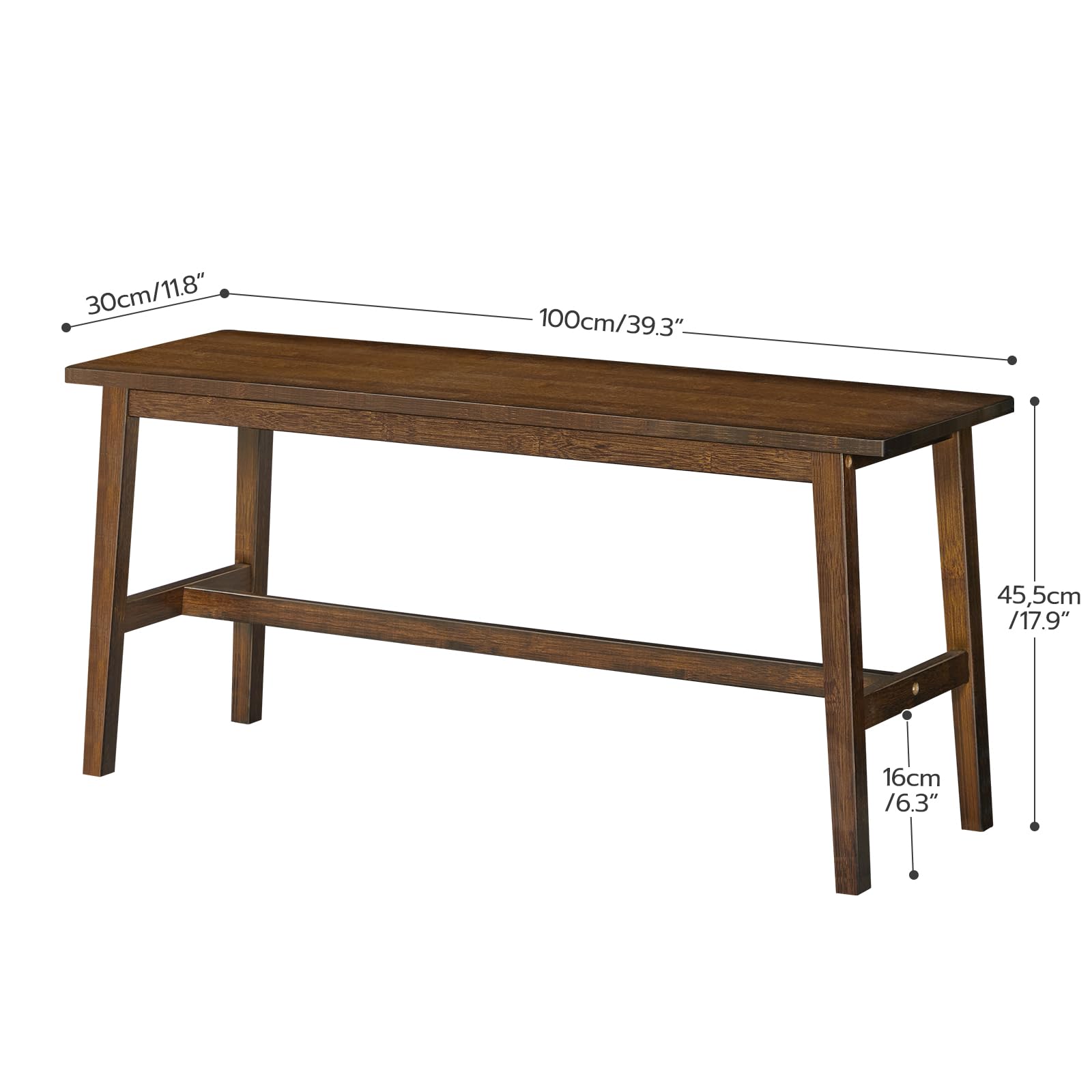 hoobro-banc-salle-manger-bambou-mocha-100-cm image 3